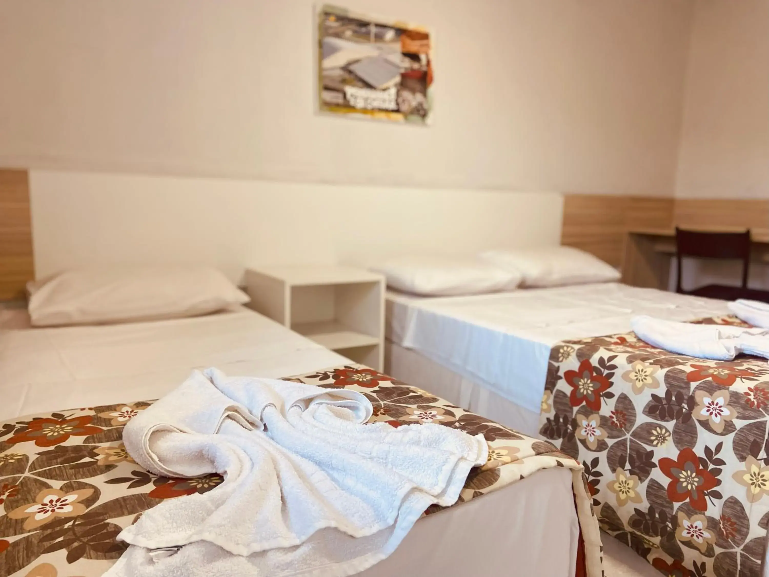 Bed in Hotel Enseada dos Corais Bed in Hotel Enseada dos Corais