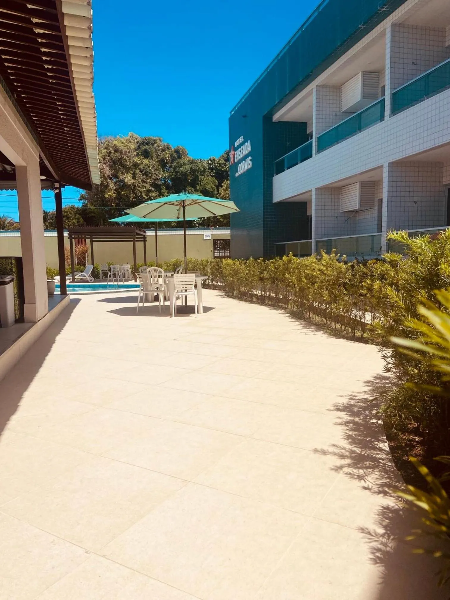 Property building in Hotel Enseada dos Corais