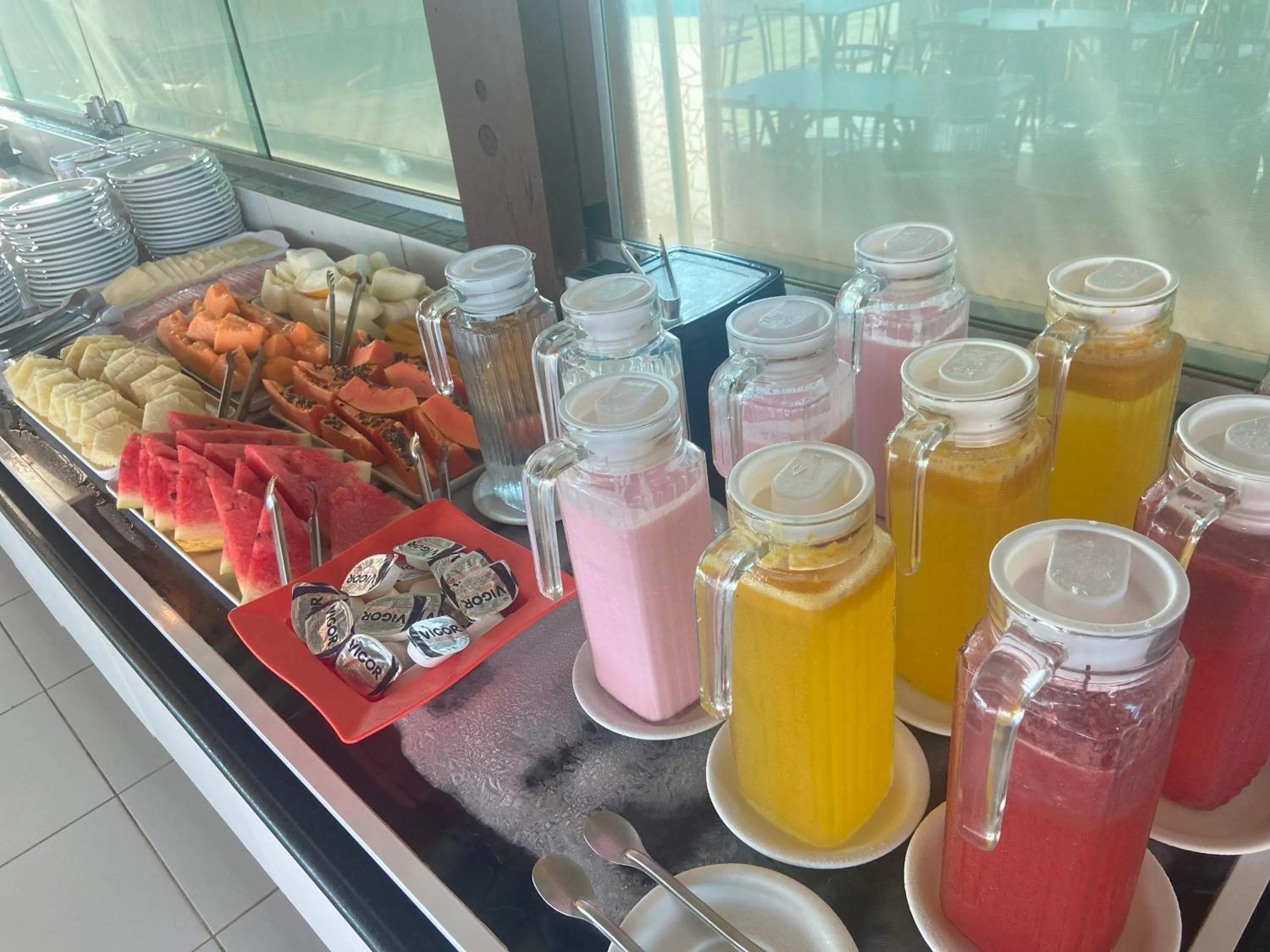 Food and drinks in Hotel Enseada dos Corais