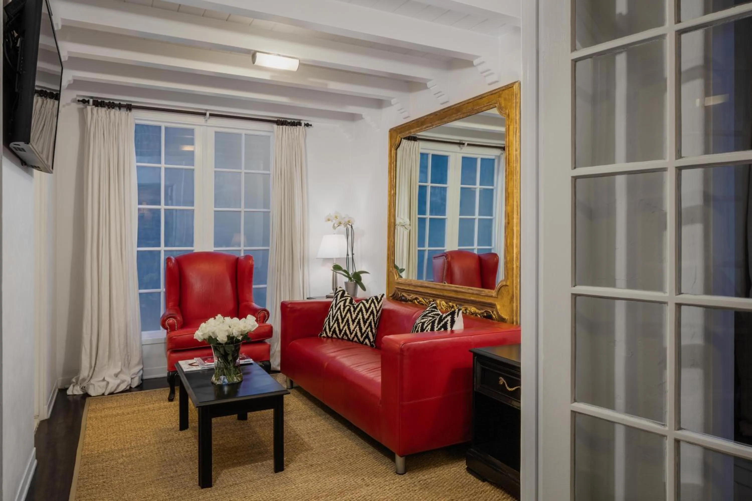 Living room in The Charlie West Hollywood