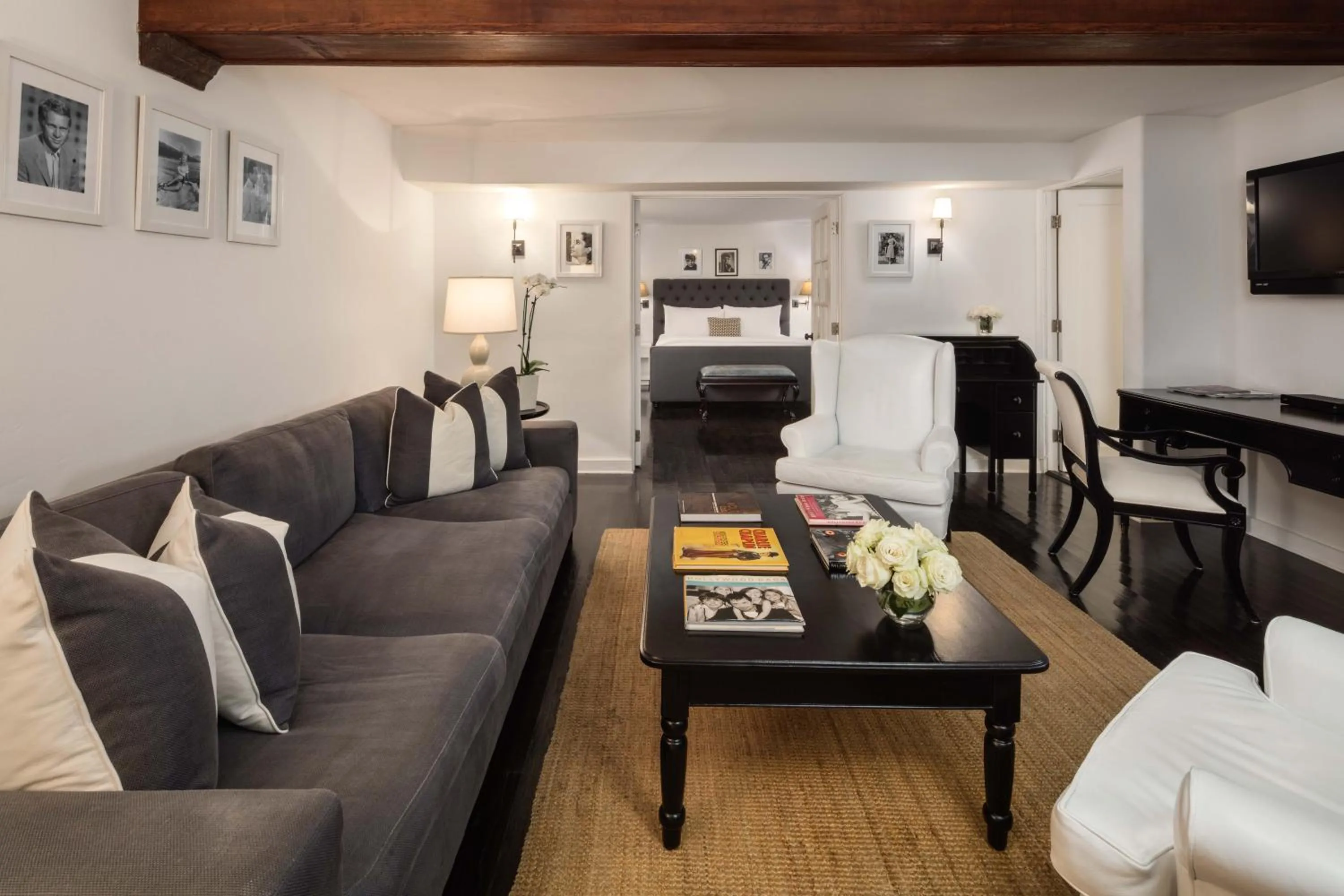 Living room in The Charlie West Hollywood