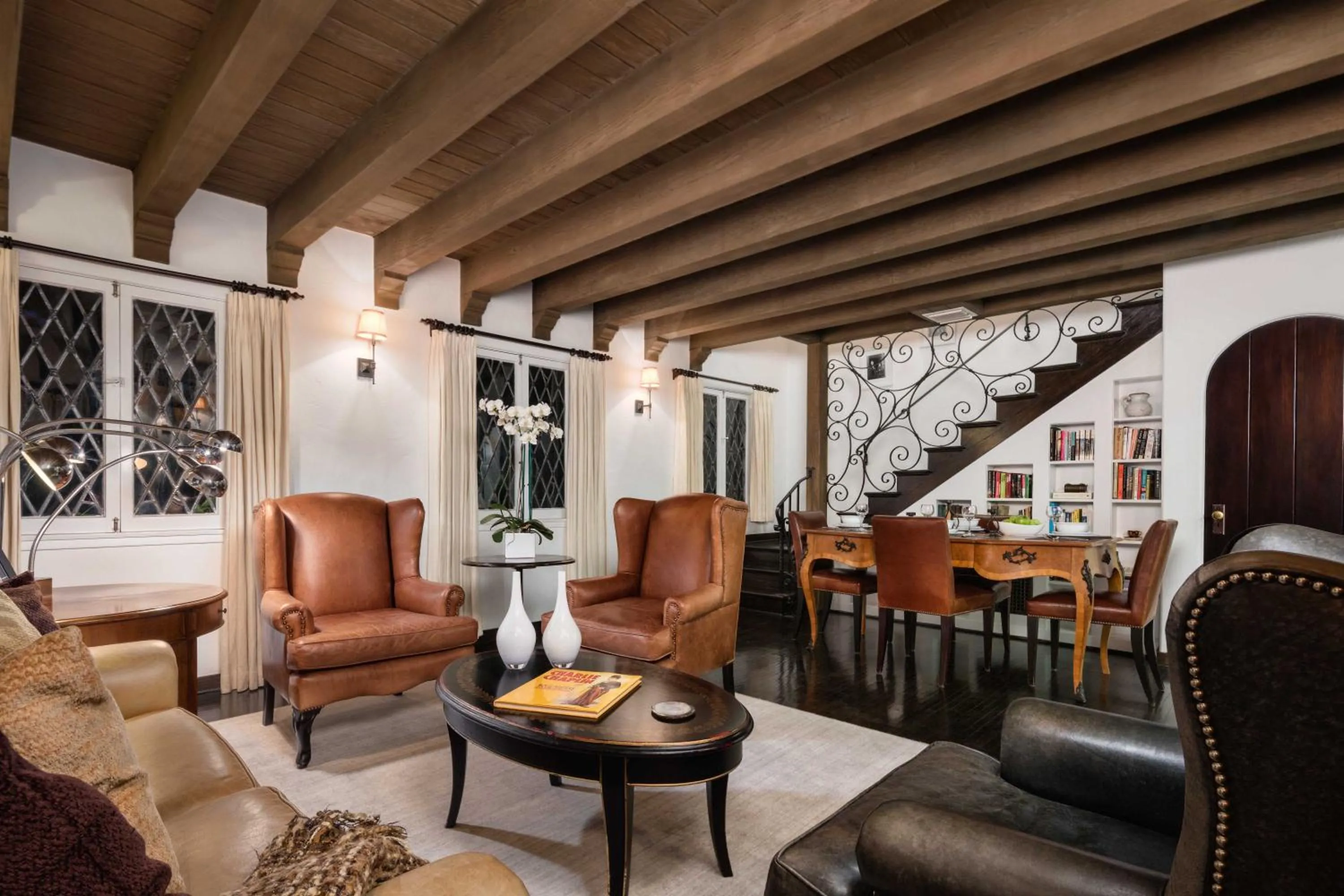 Living room in The Charlie West Hollywood