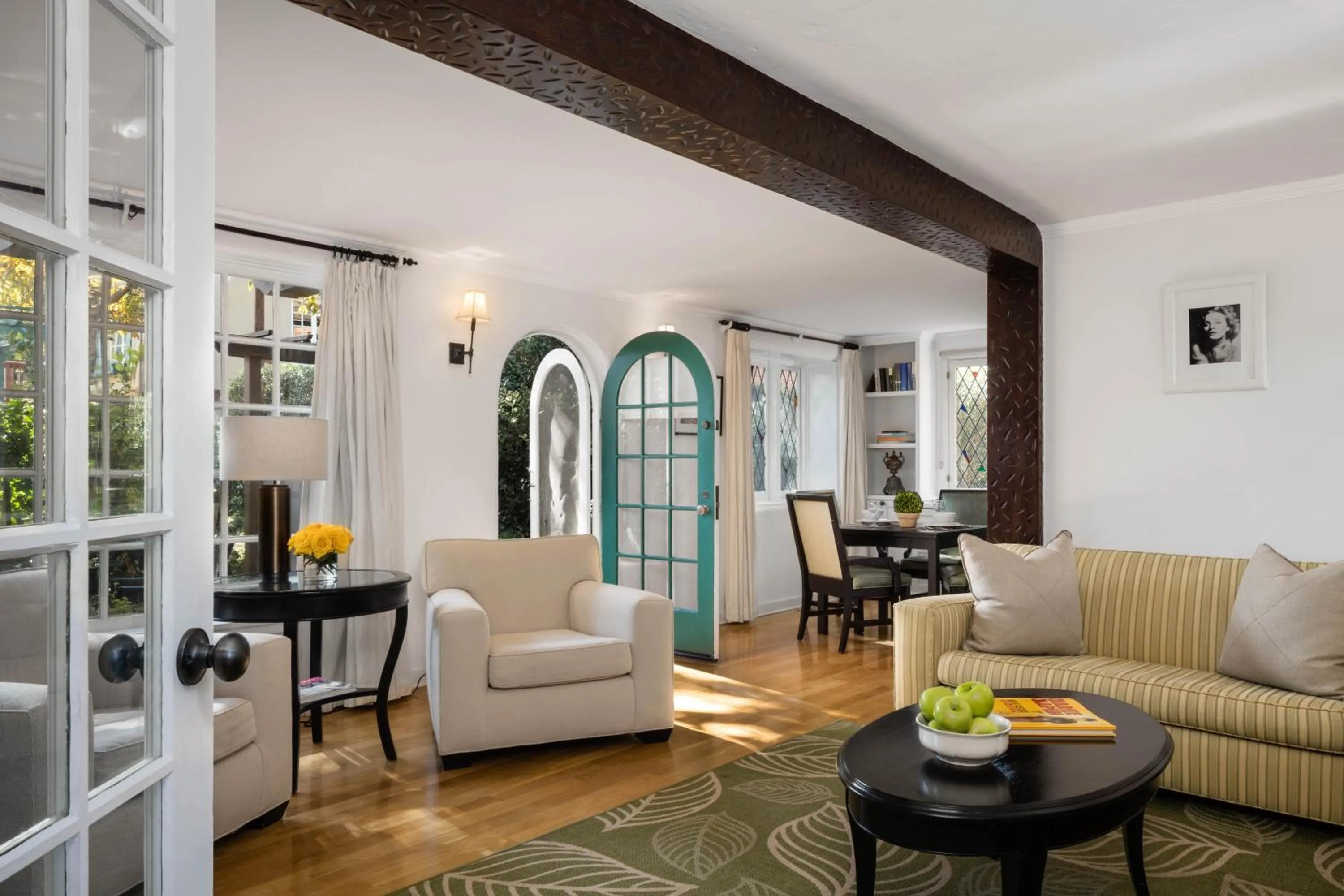 Living room in The Charlie West Hollywood