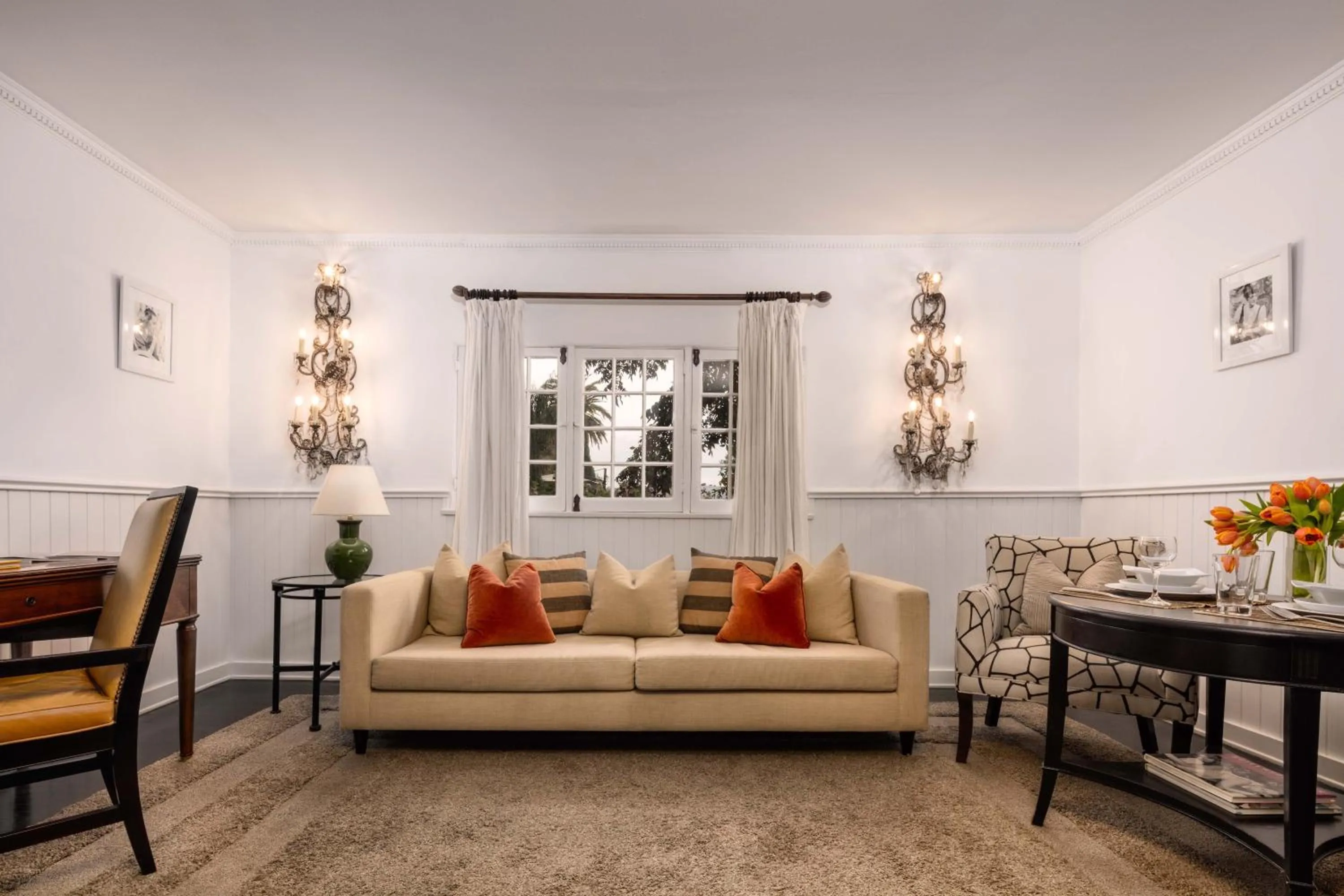 Living room in The Charlie West Hollywood