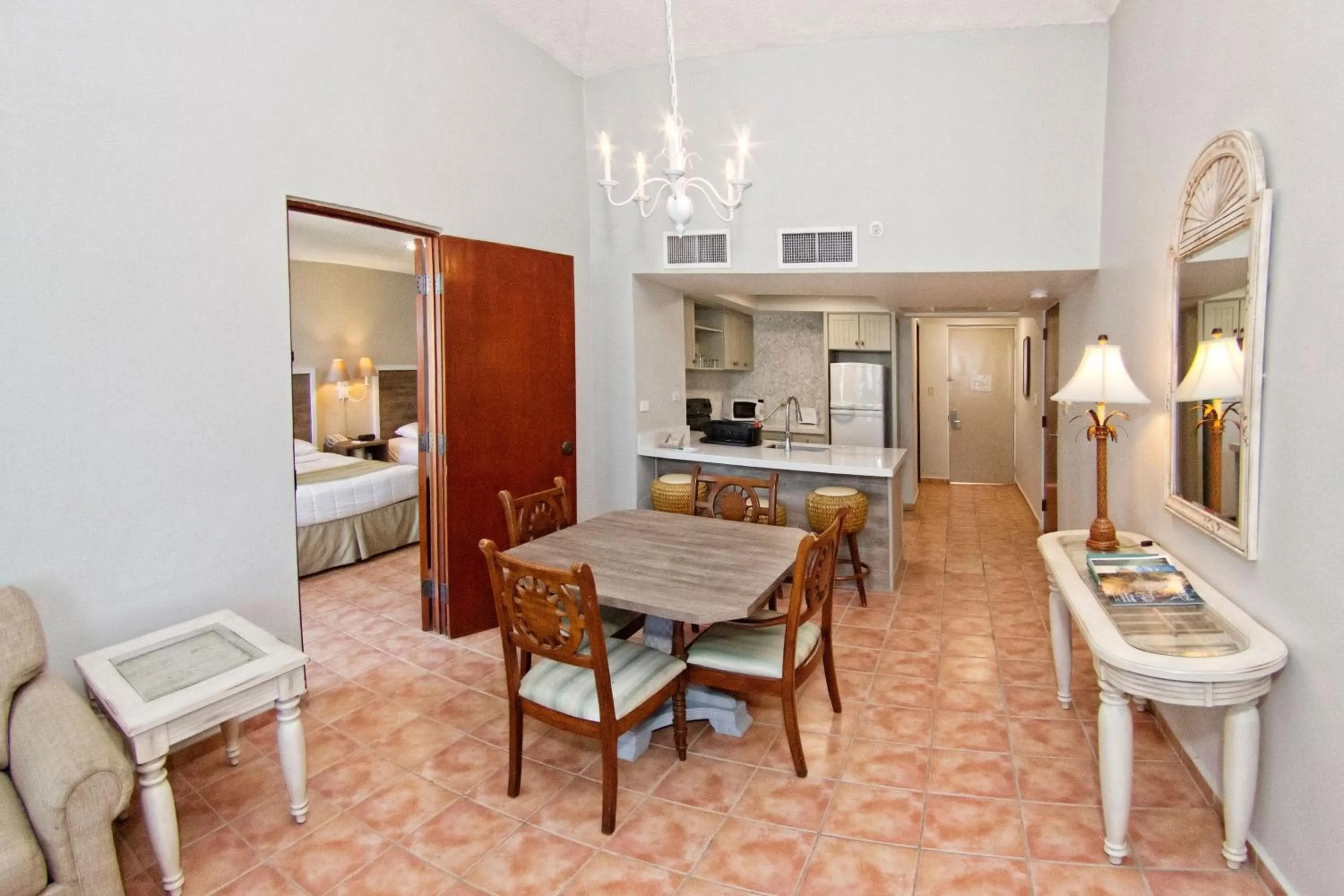 Dining area in Rincon Beach Resort
