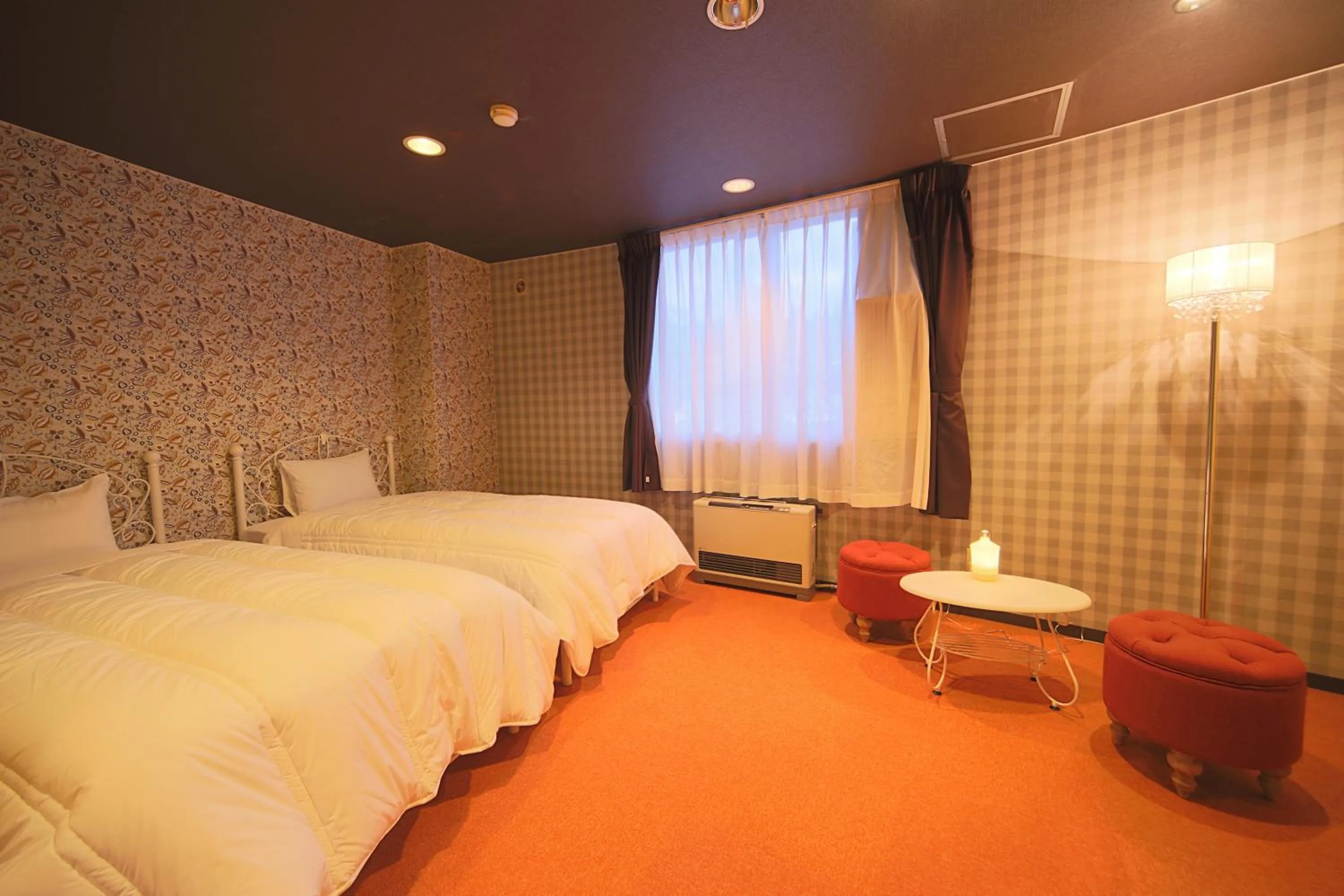 Photo of the whole room, Bed in HOTEL 24sweets HAKUBA