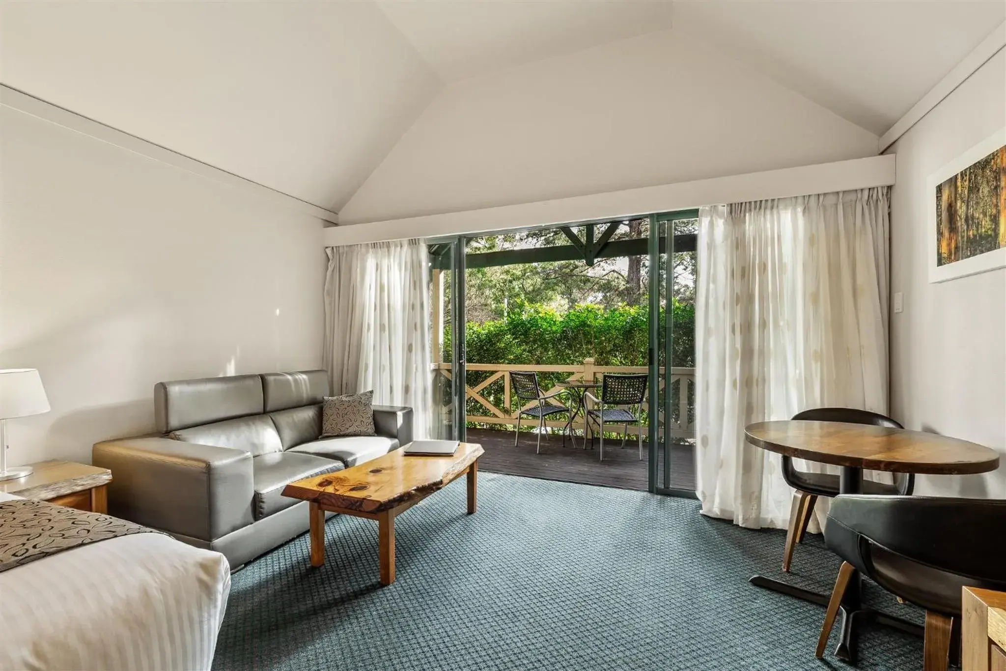 View (from property/room), Bed in Heritage Trail Lodge View (from property/room), Bed in Heritage Trail Lodge