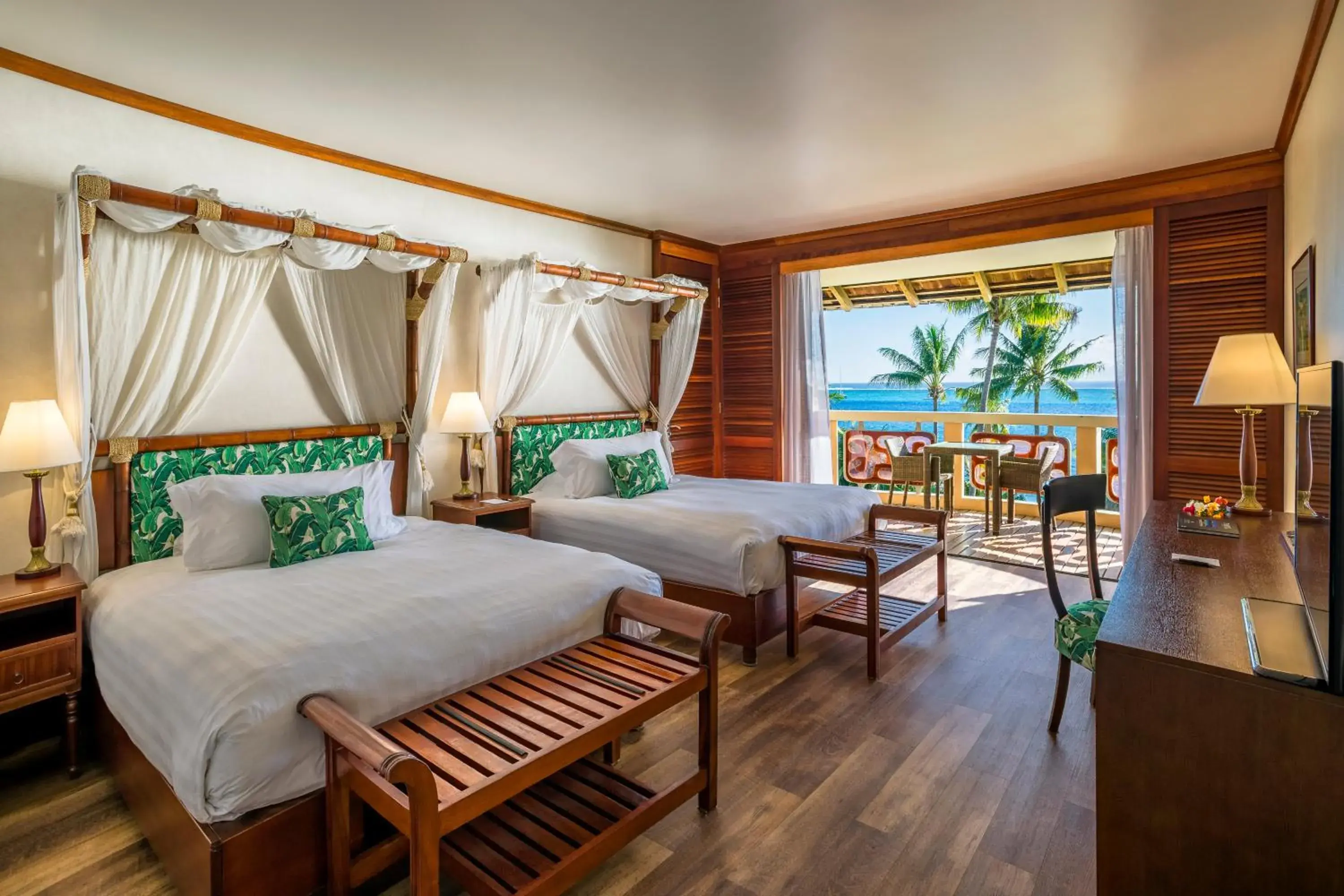 Bed in InterContinental Tahiti Resort & Spa by IHG Bed in InterContinental Tahiti Resort & Spa by IHG