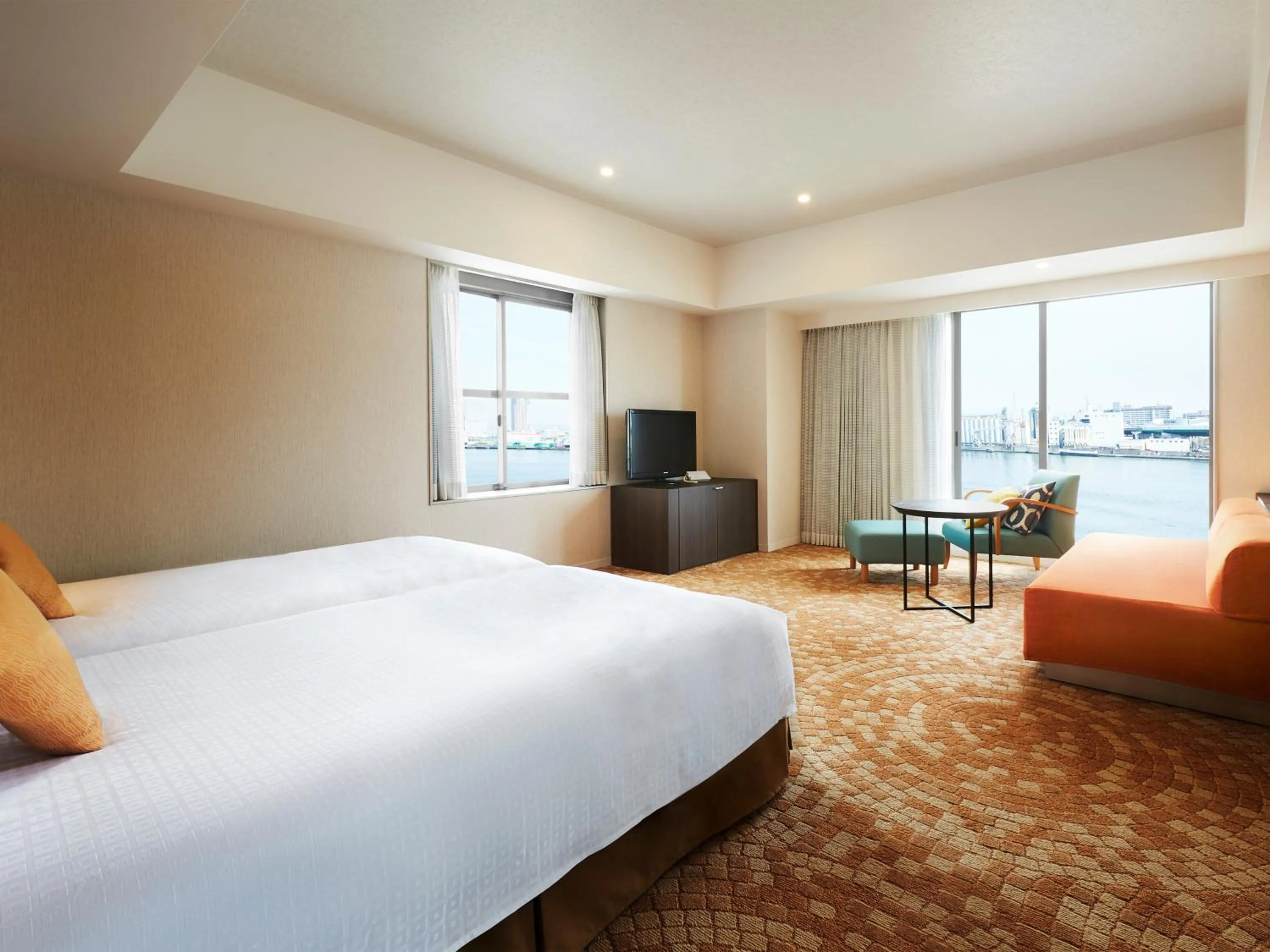 Bed in Hotel Universal Port