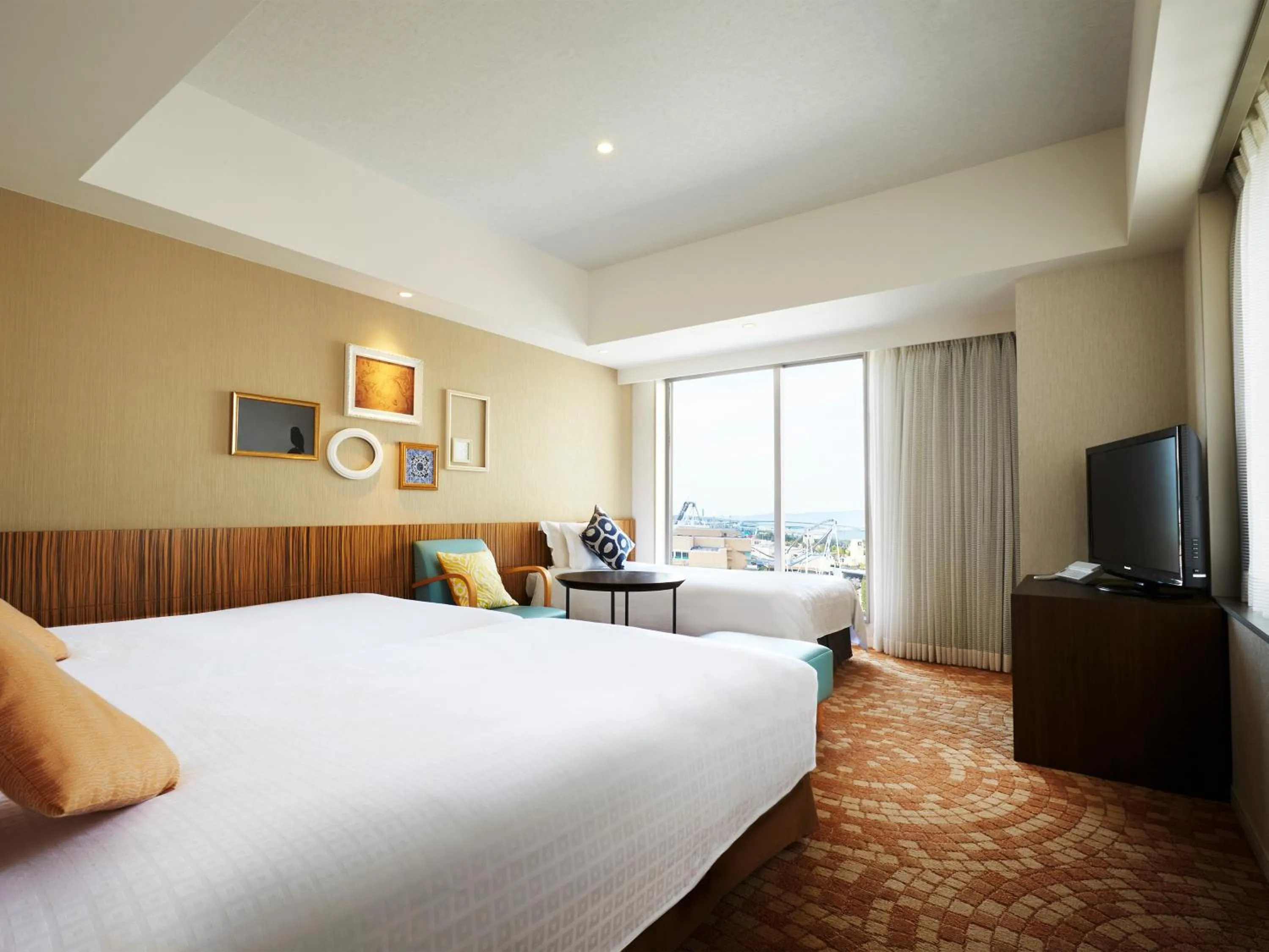 Bed in Hotel Universal Port