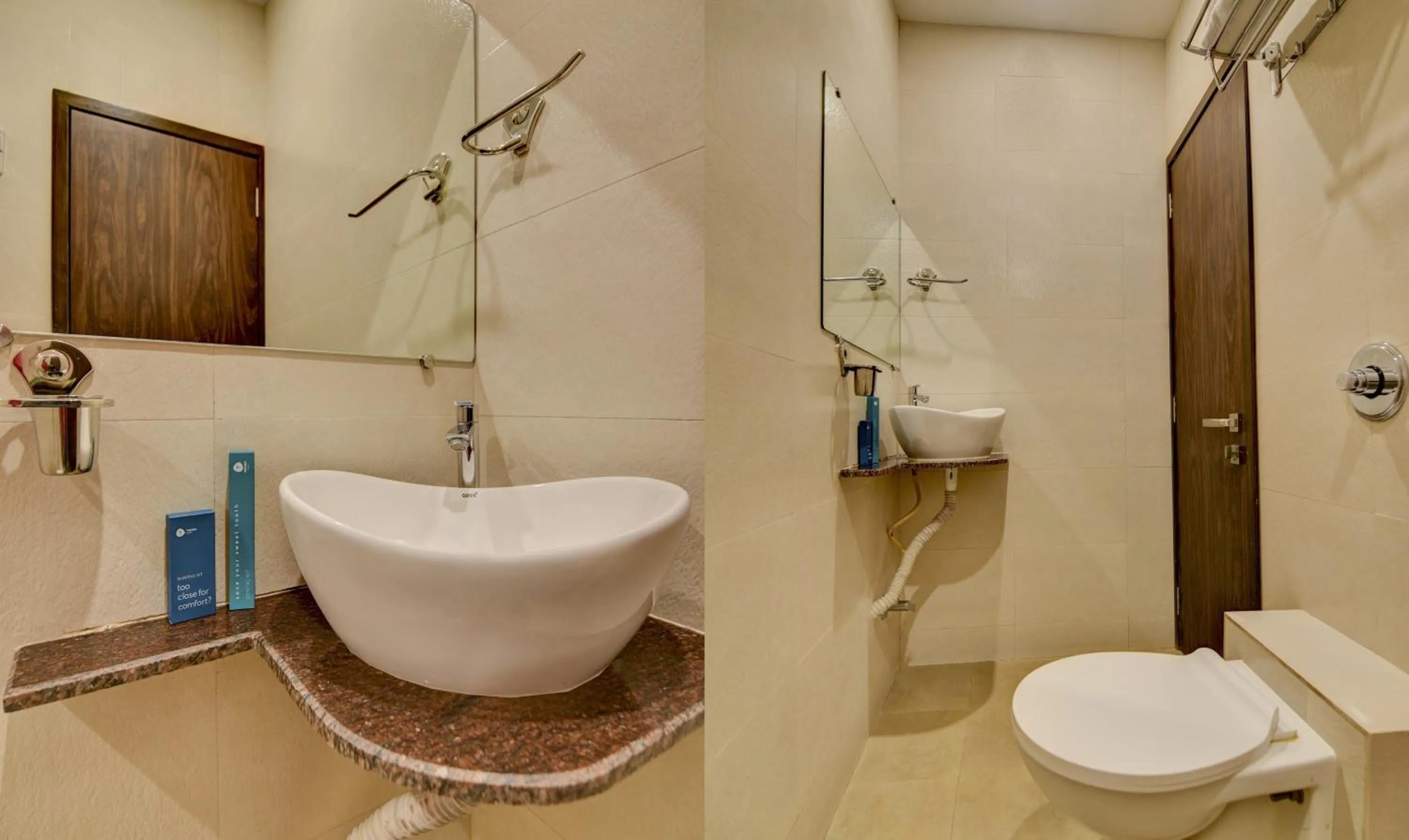 Toilet in Treebo Kuval Inn