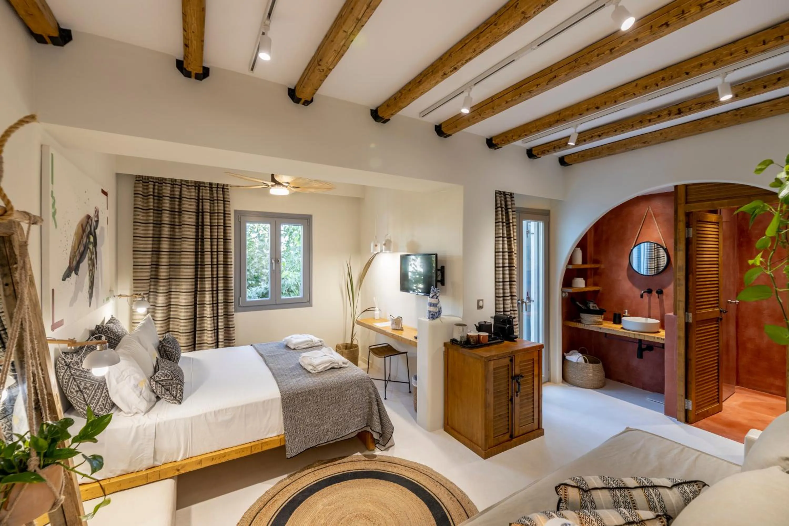 Bed in The Artemis Hotel