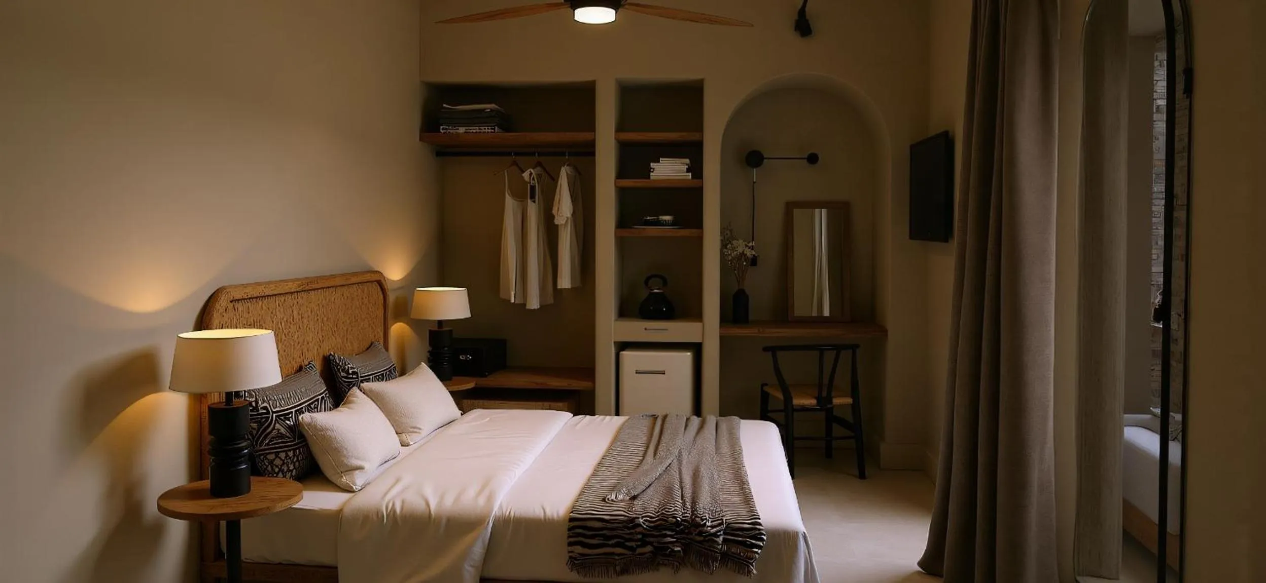 Bed in The Artemis Hotel