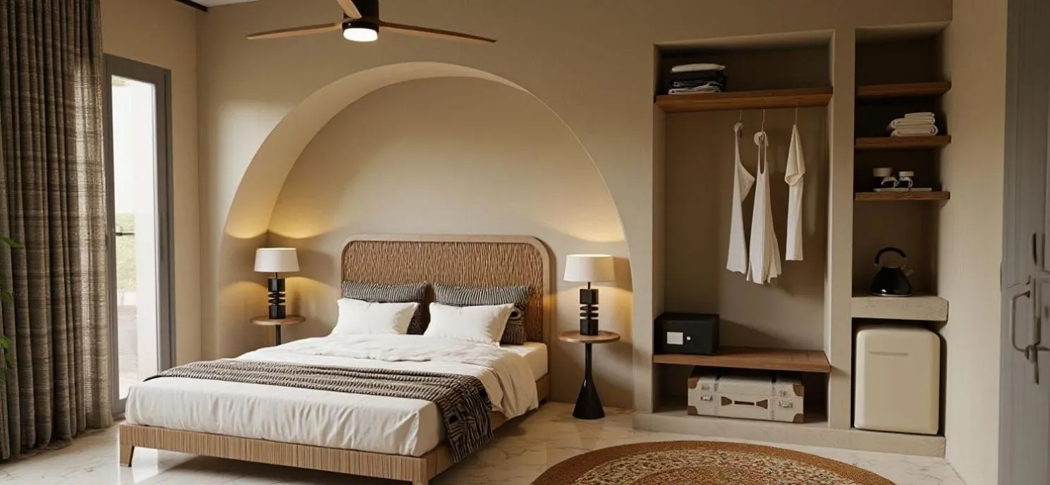 Bed in The Artemis Hotel