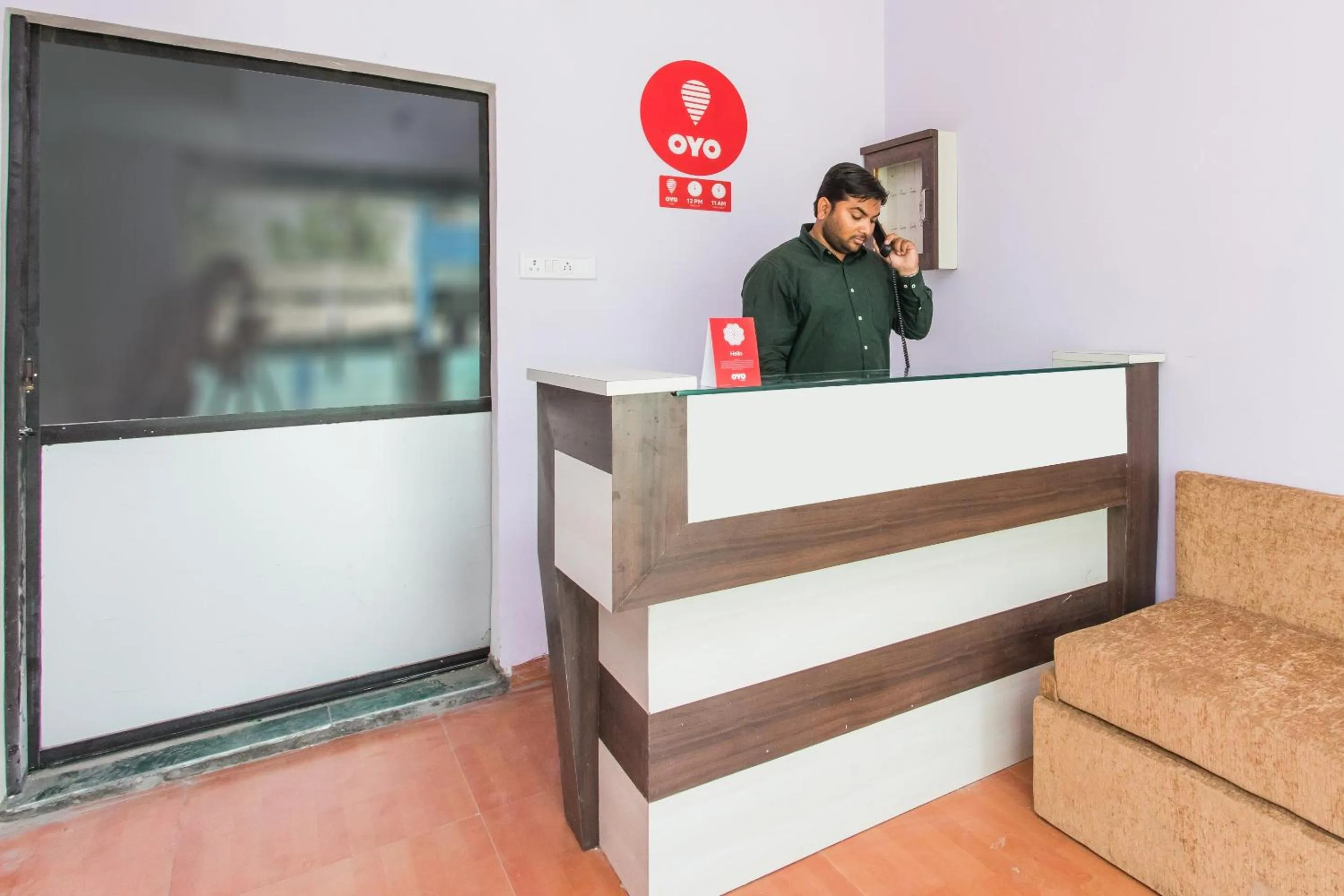 Lobby or reception in Hotel O Madhur Inn