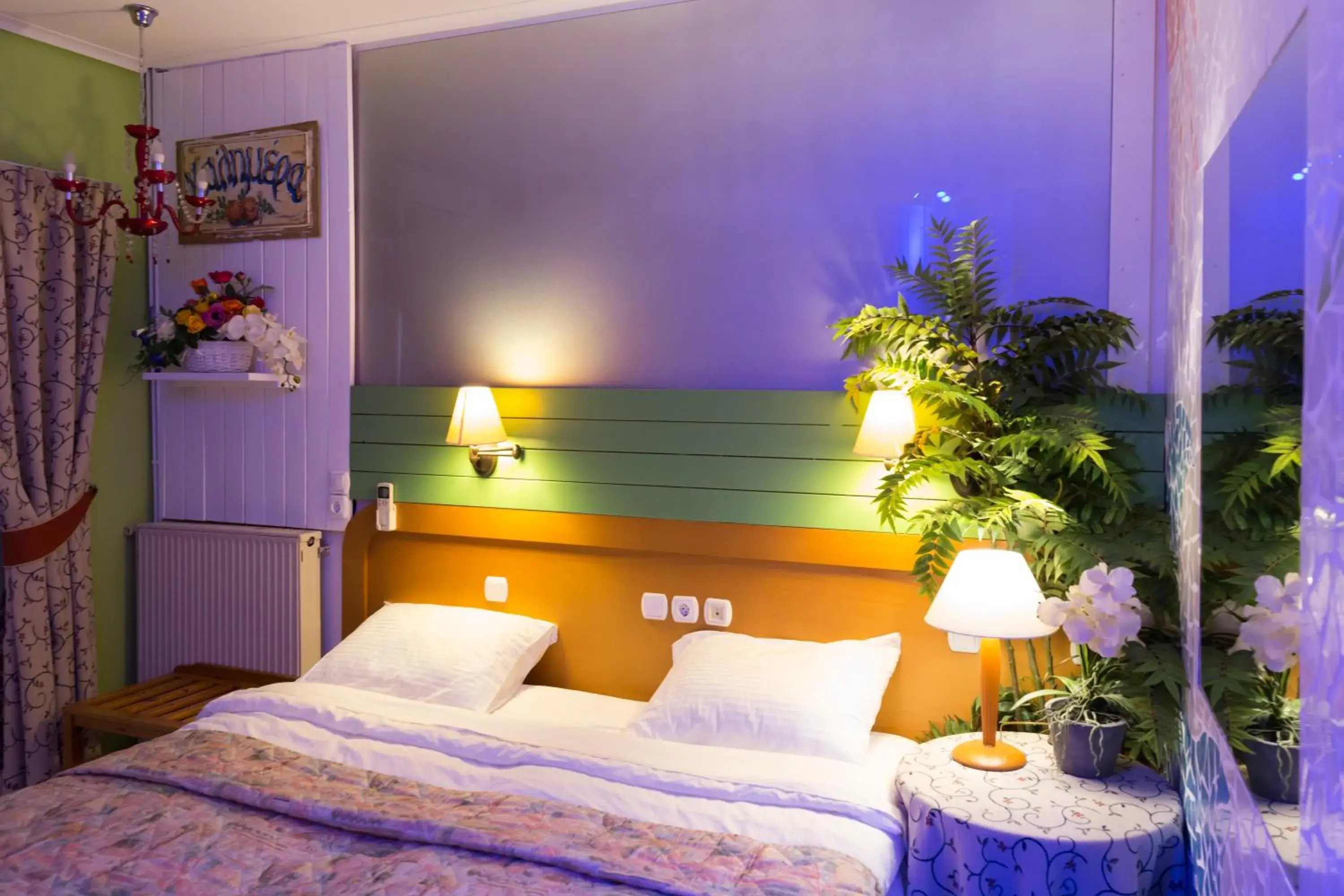 Bed in Hotel Segas Bed in Hotel Segas