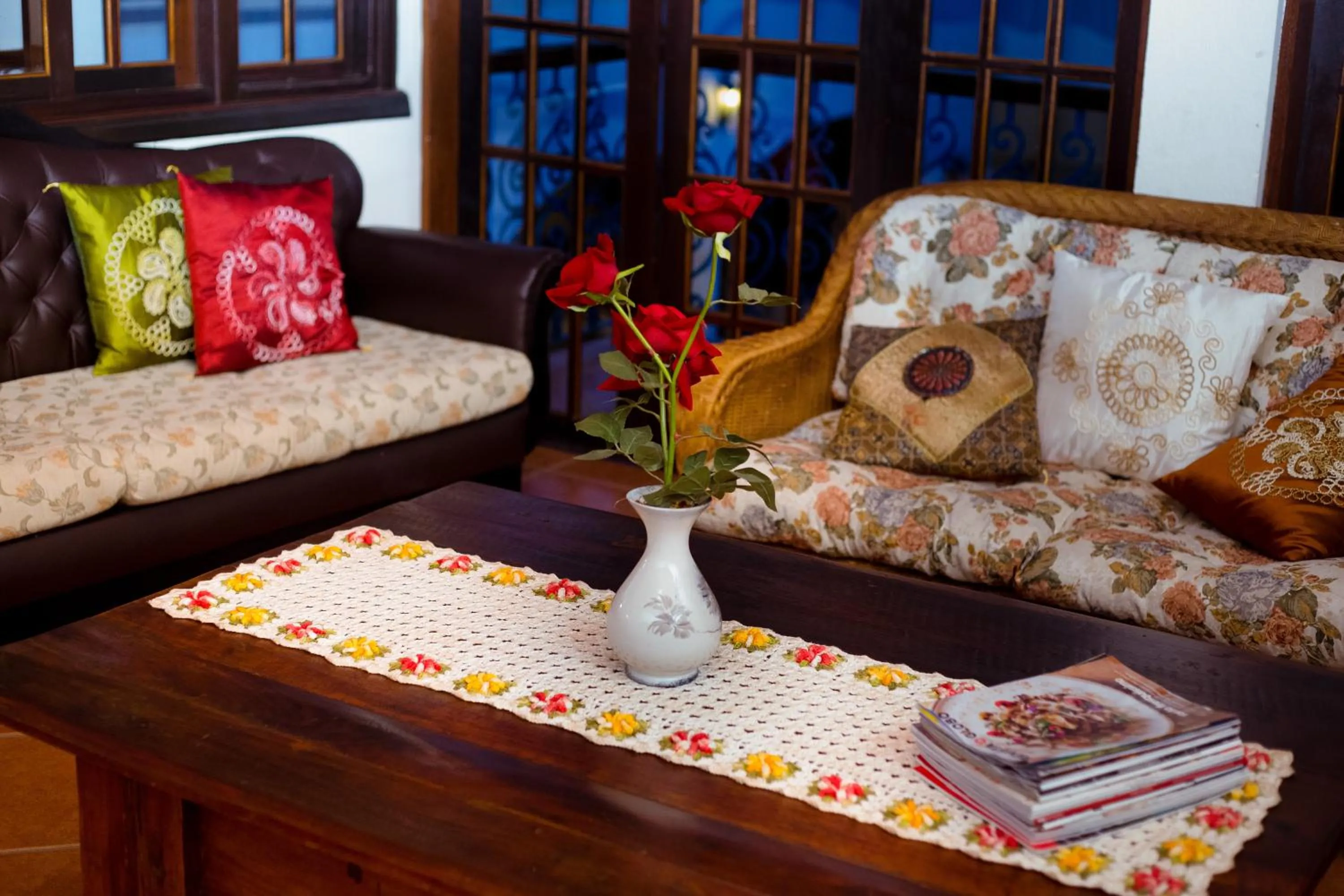 Living room in Pousada Martinez