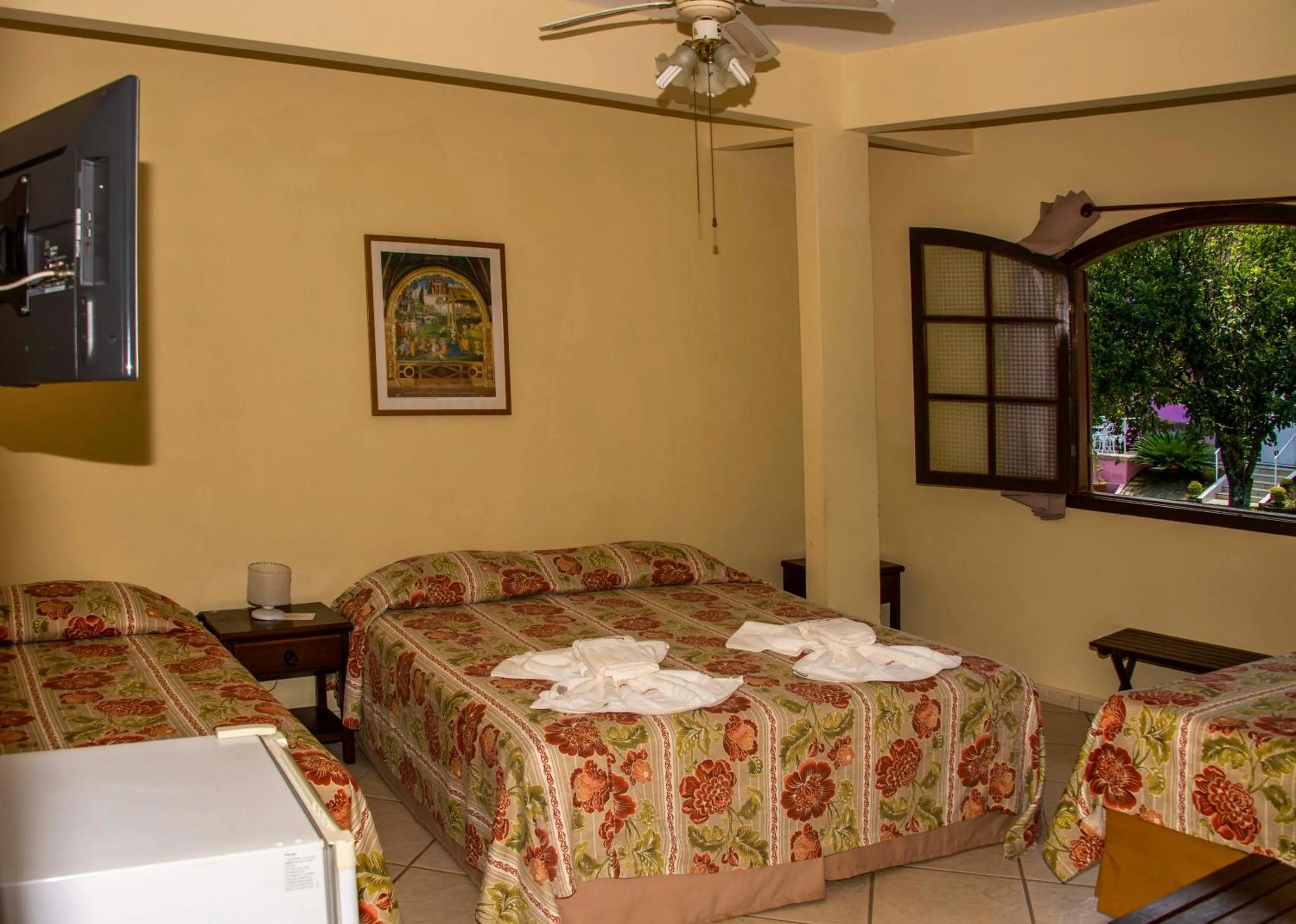 Bed in Pousada Martinez