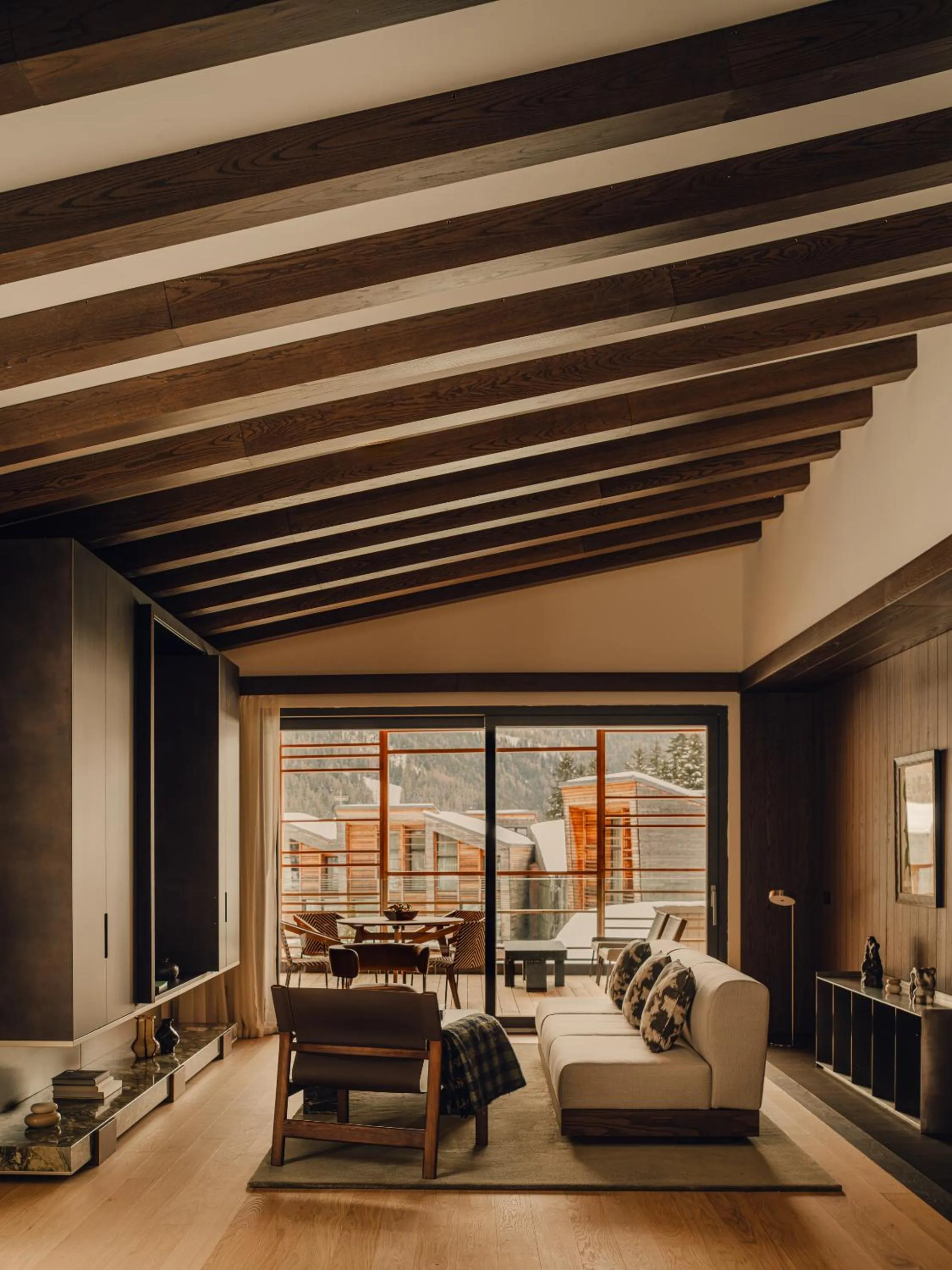 Living room in Aethos Hotel Monterosa