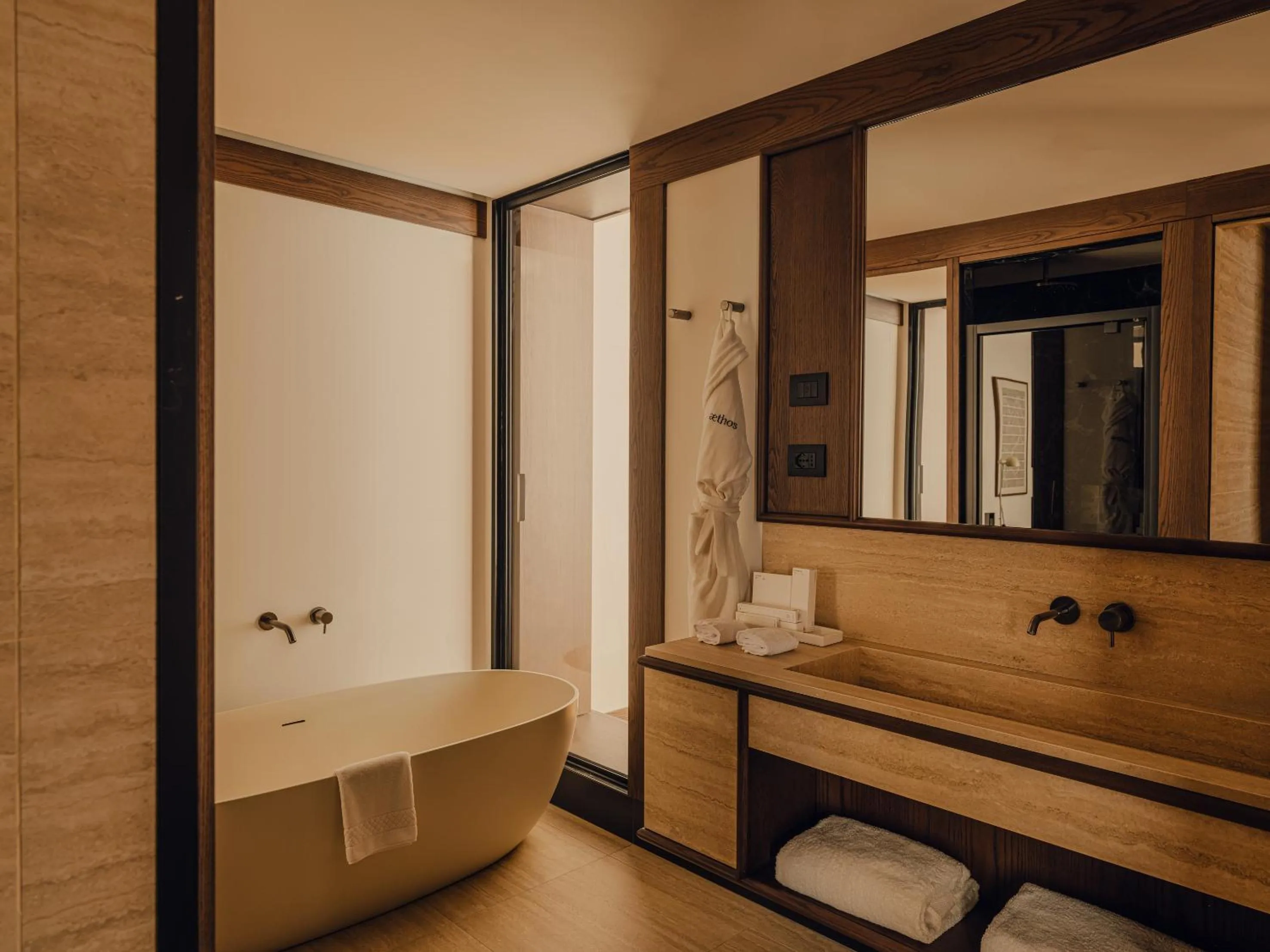 Bathroom in Aethos Hotel Monterosa