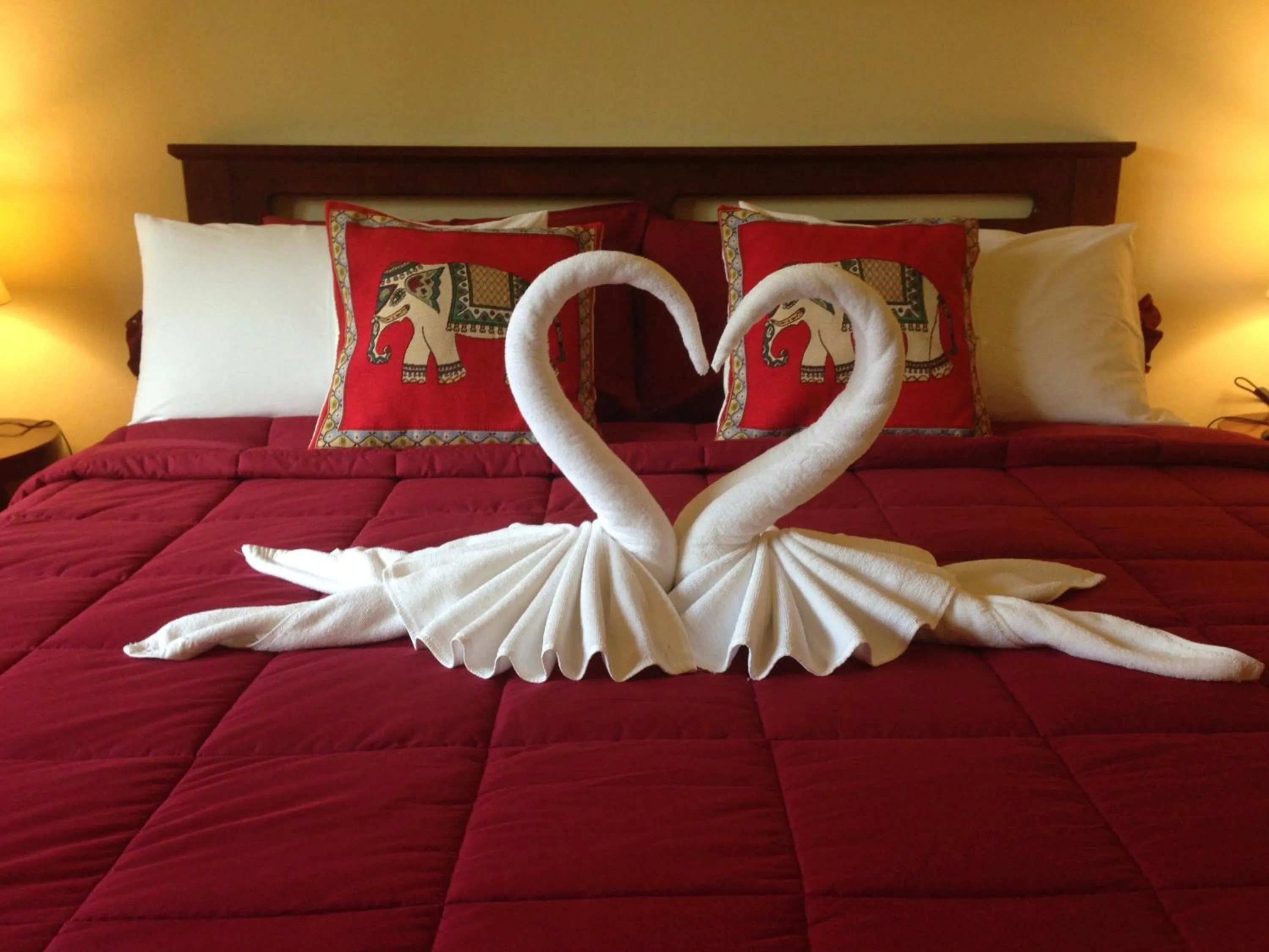 Decorative detail, Bed in Garden Resort