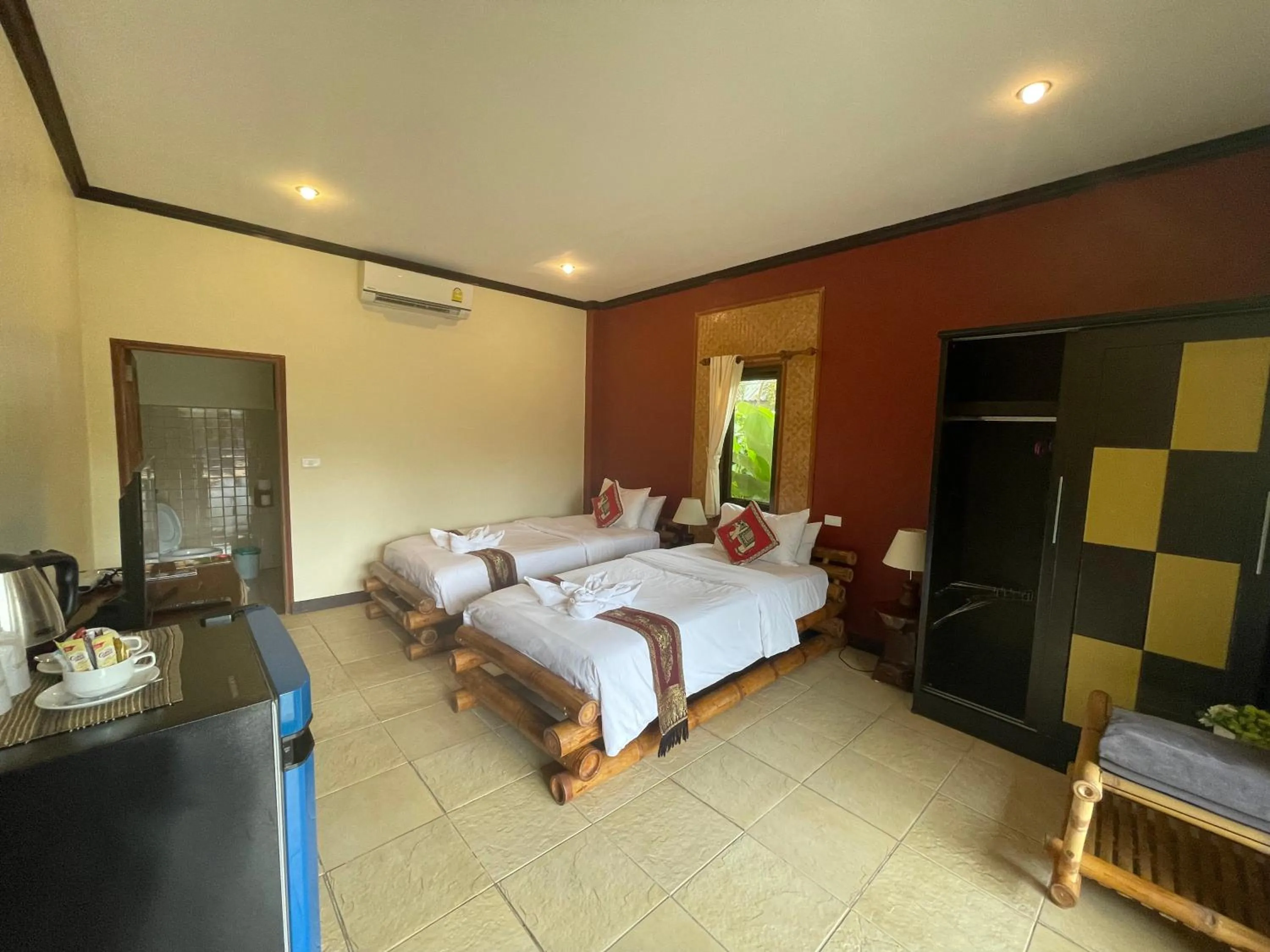 Decorative detail, Bed in Garden Resort