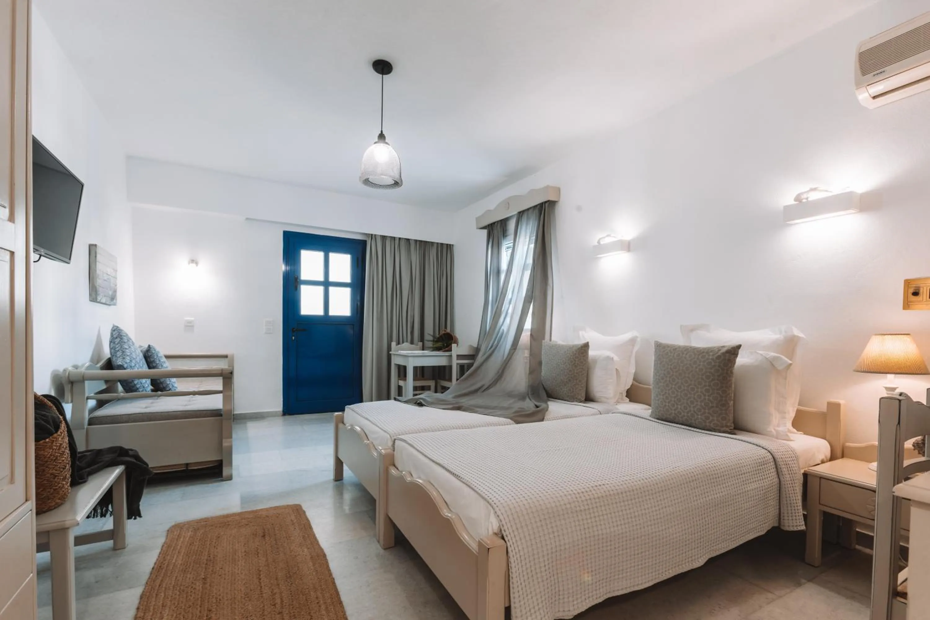 View (from property/room), Bed in Athina Studios and Suites Plaka