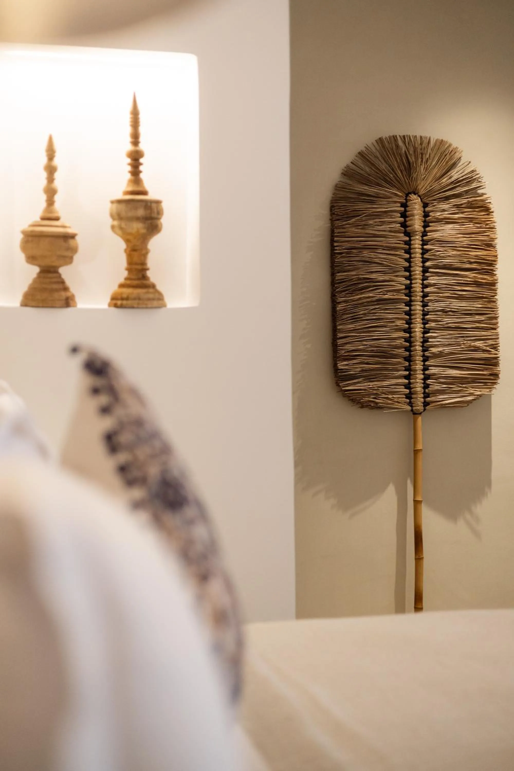 Decorative detail, Bed in Athina Studios and Suites Plaka