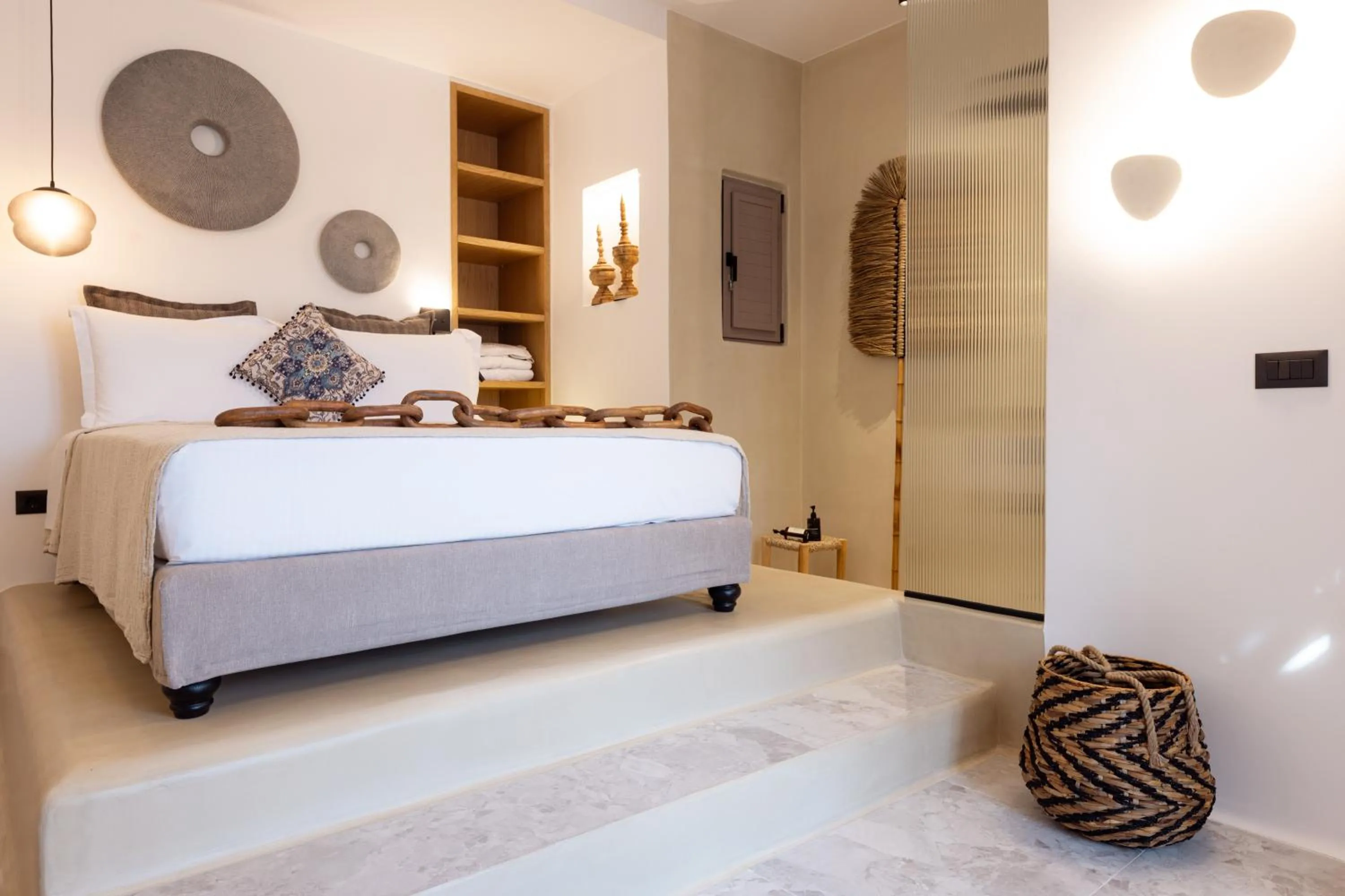 Bedroom, Bed in Athina Studios and Suites Plaka
