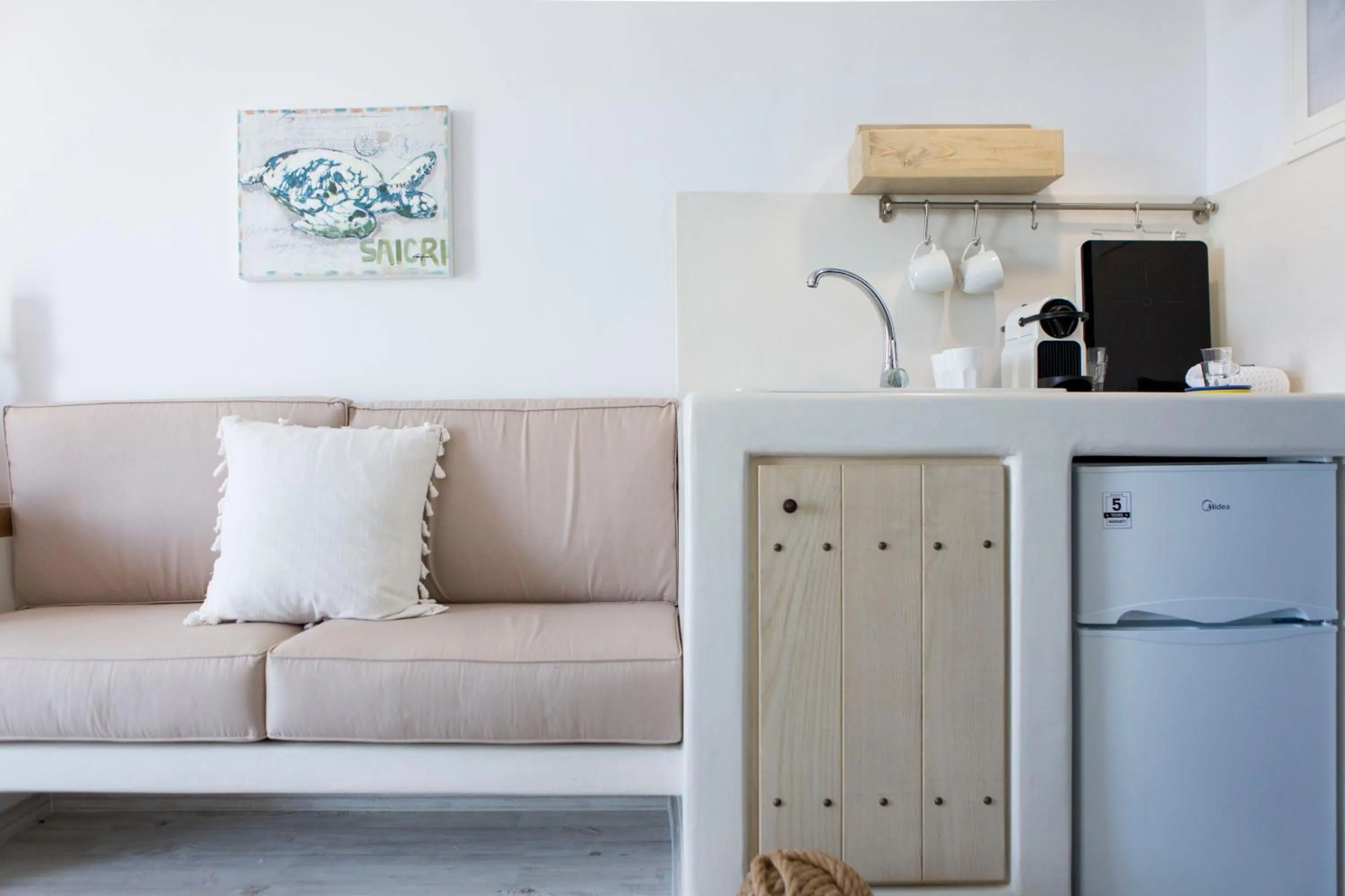 Kitchen or kitchenette in Athina Studios and Suites Plaka