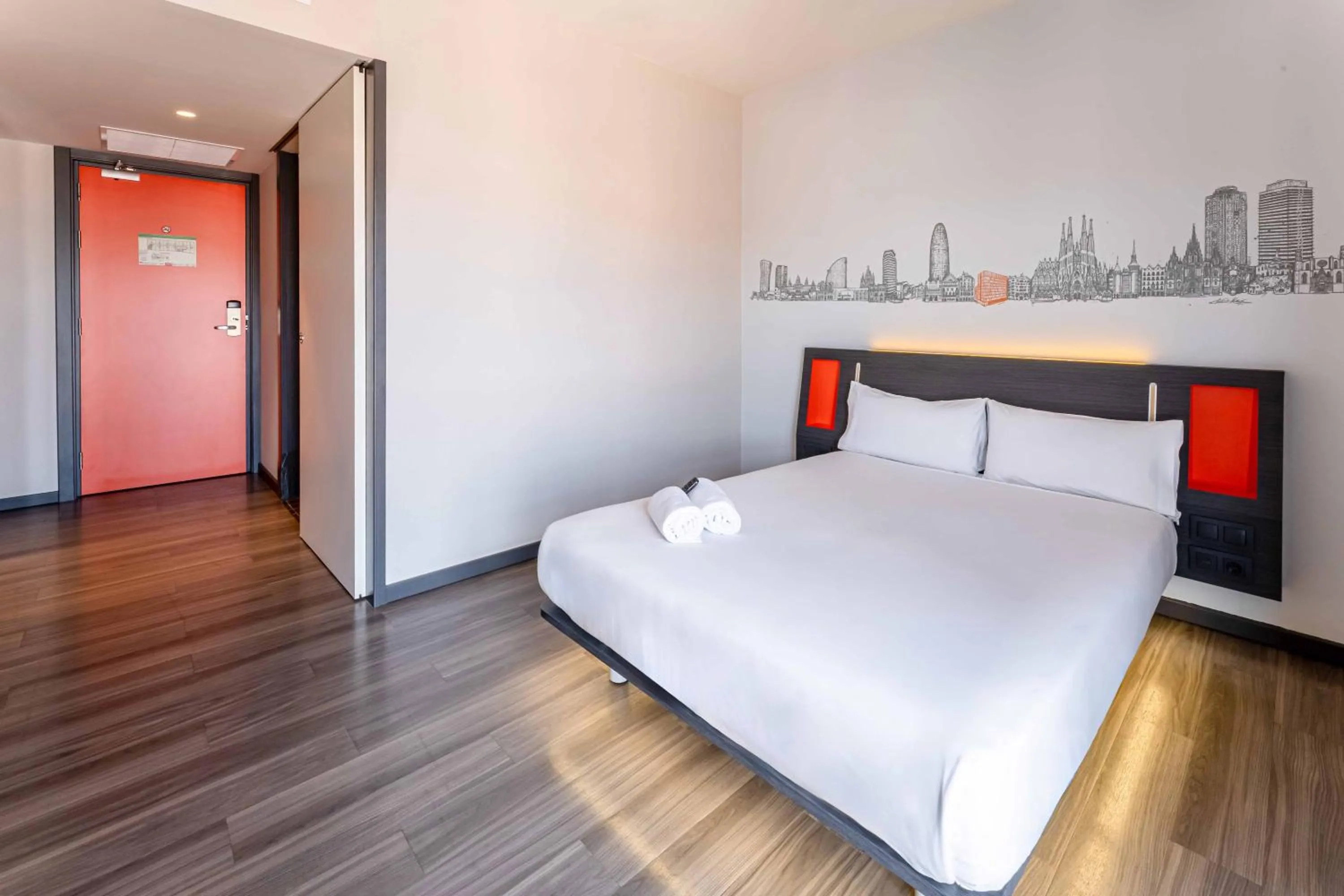 Bed in easyHotel Barcelona Fira