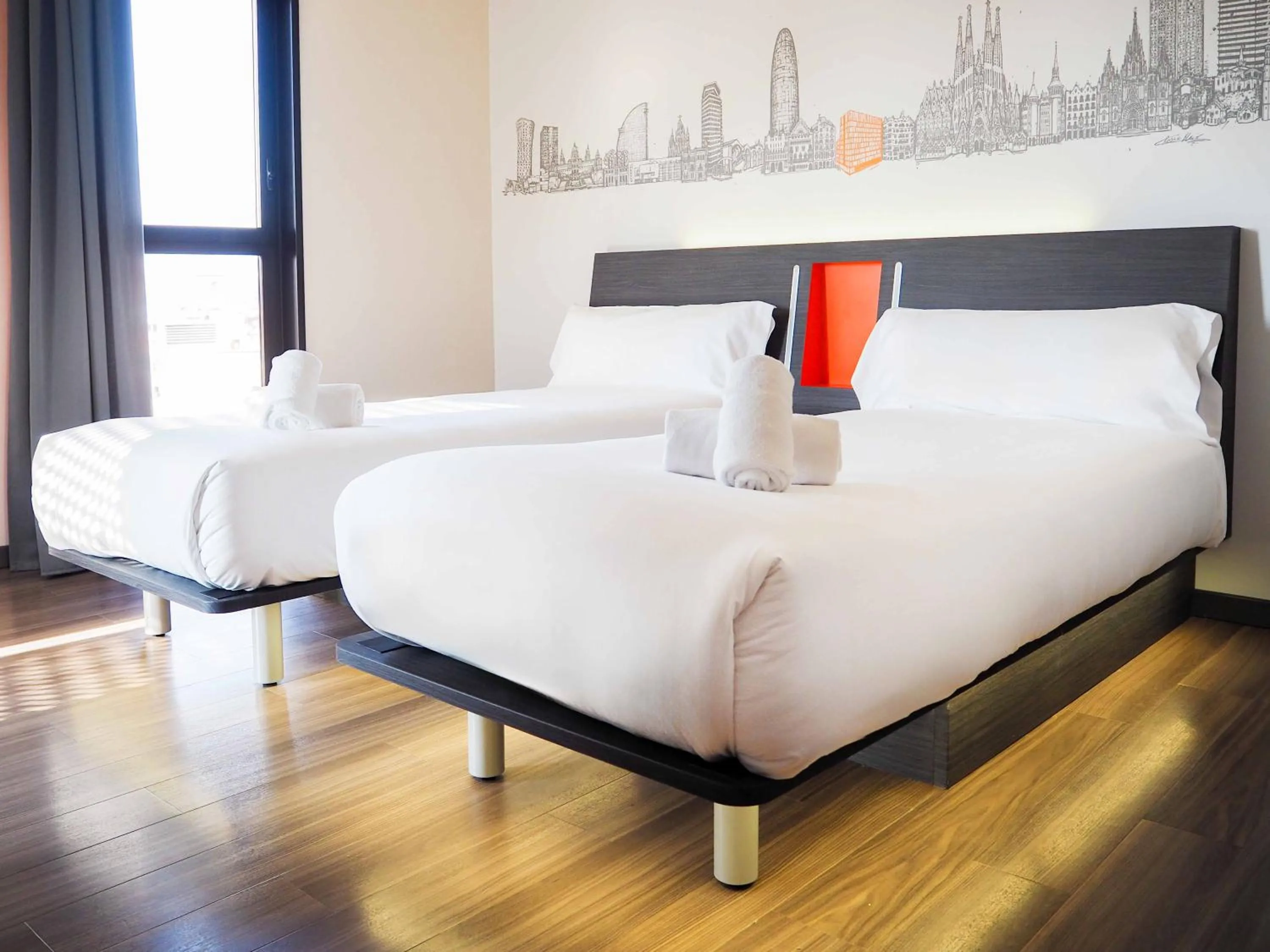Bed in easyHotel Barcelona Fira