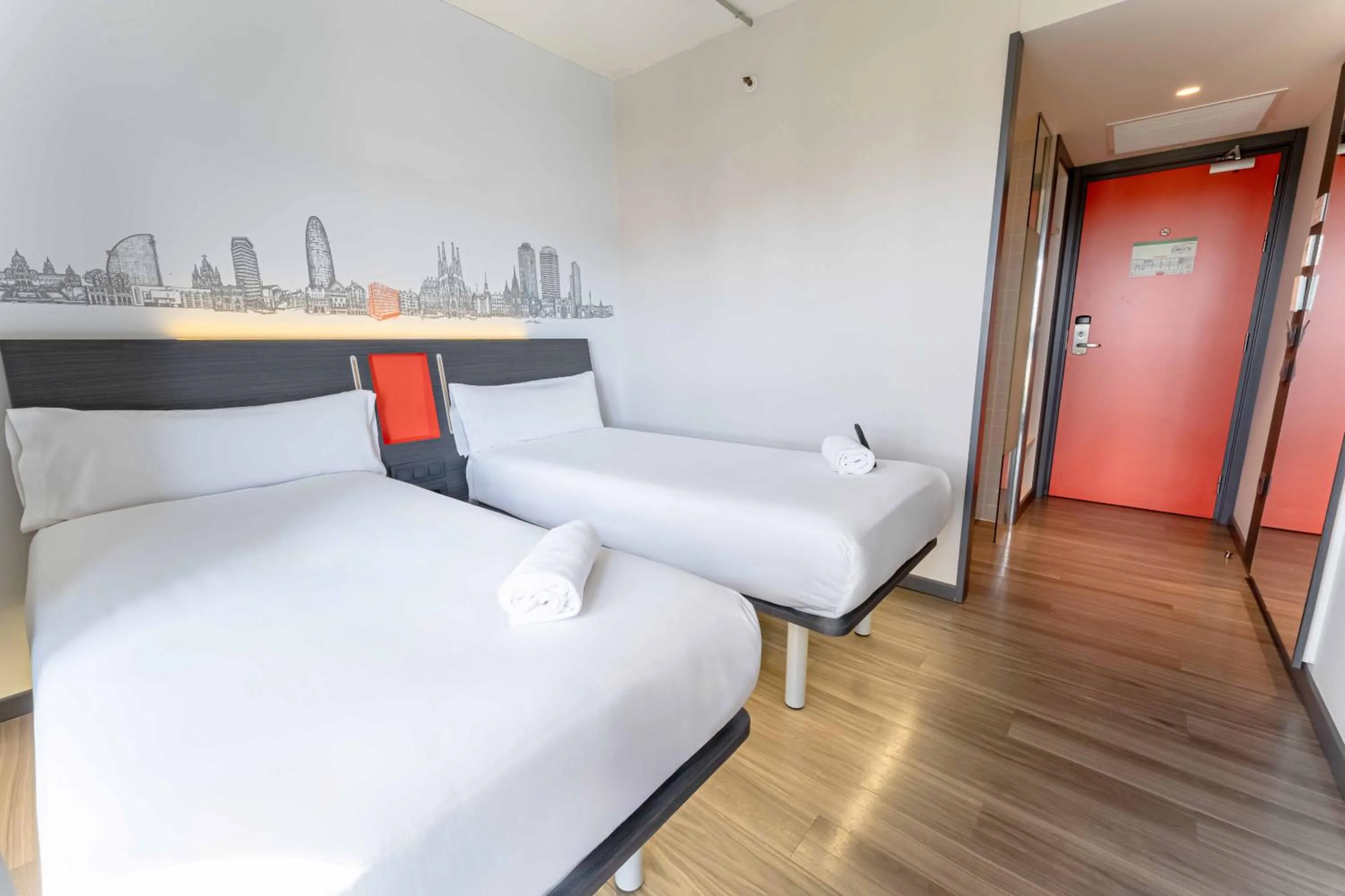 Bed in easyHotel Barcelona Fira