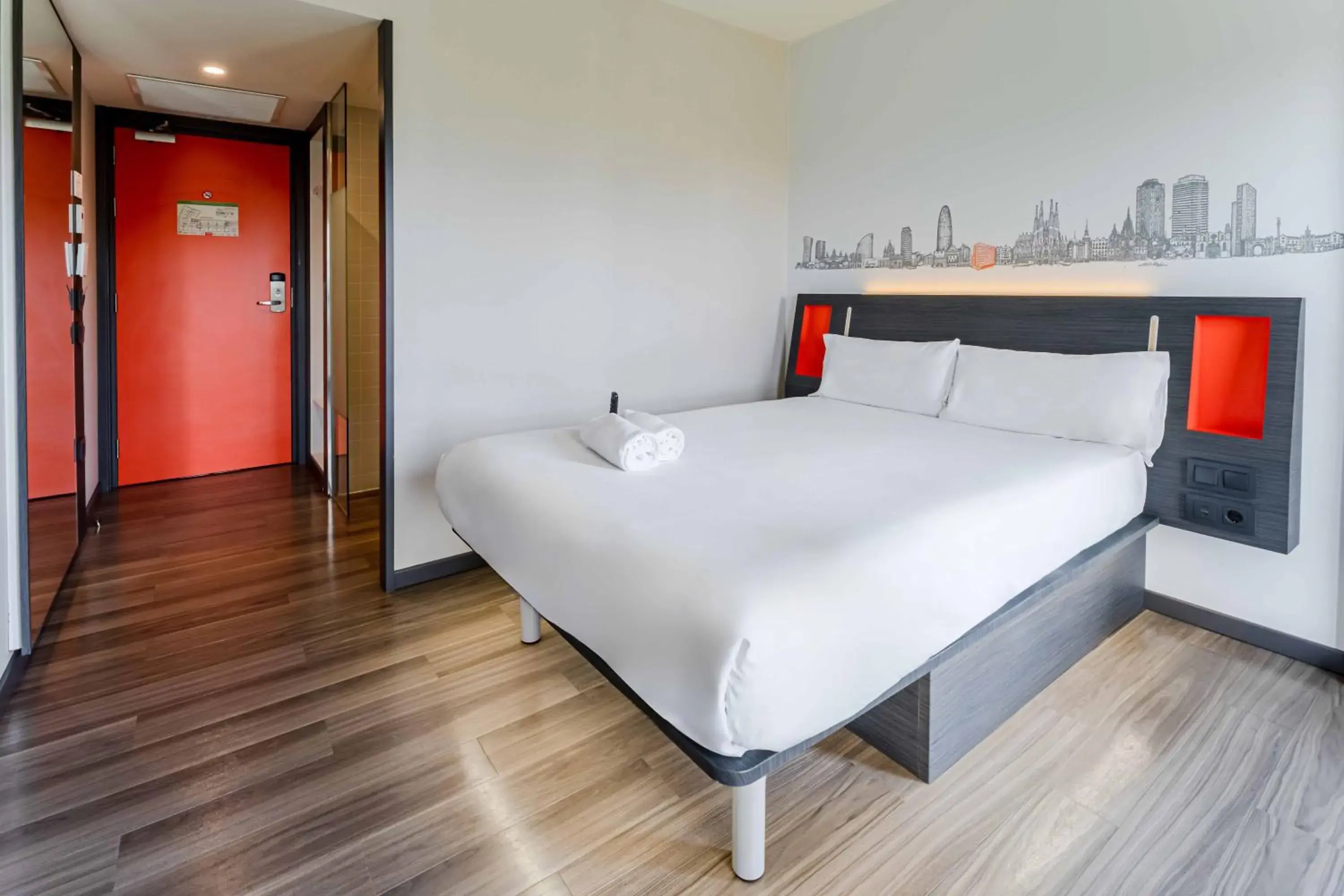 Bed in easyHotel Barcelona Fira Bed in easyHotel Barcelona Fira