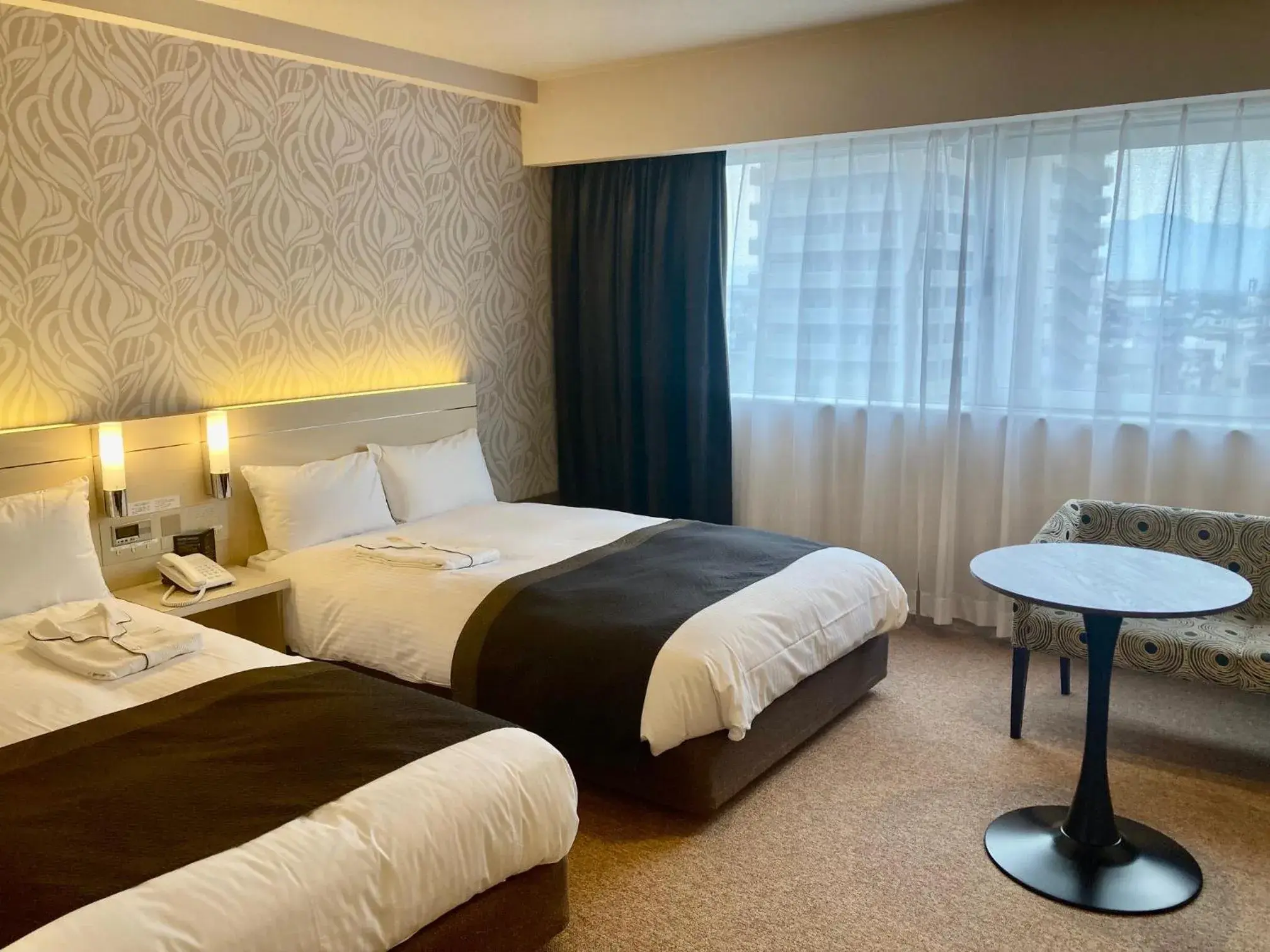 Bed in Kusatsu Estopia Hotel Bed in Kusatsu Estopia Hotel