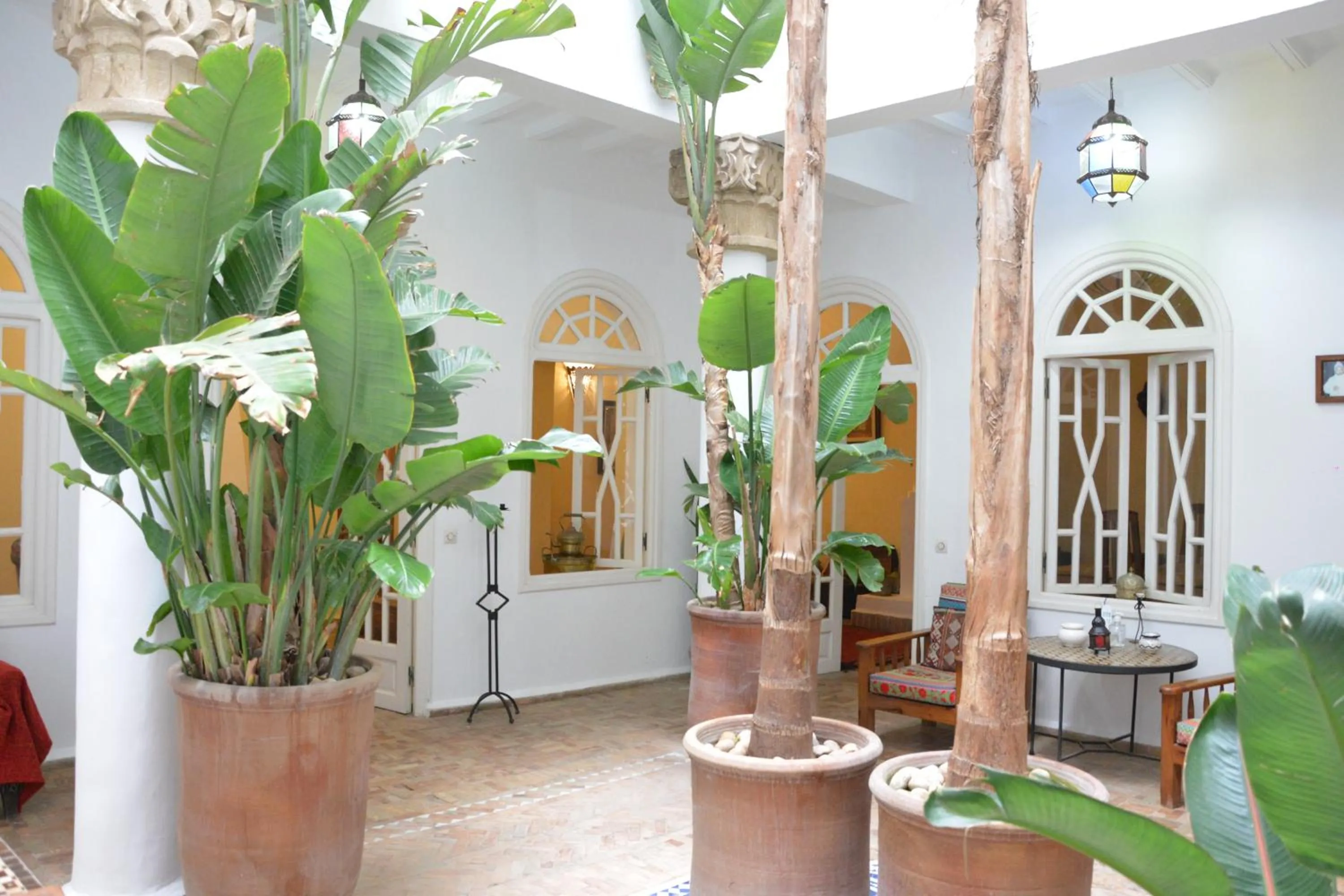 Lobby or reception in Dar Loulema