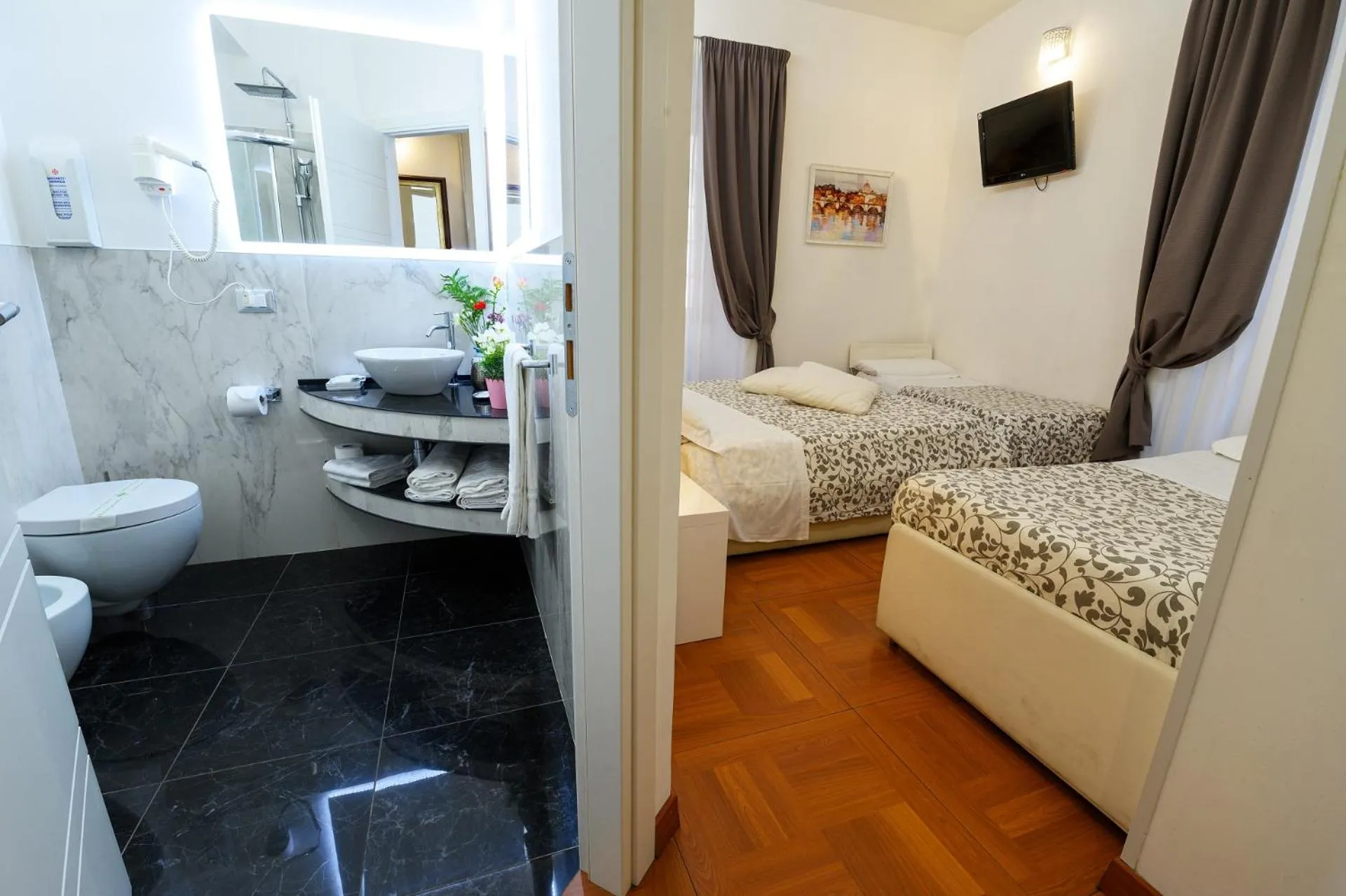 Bed in Il Fascino Di Roma