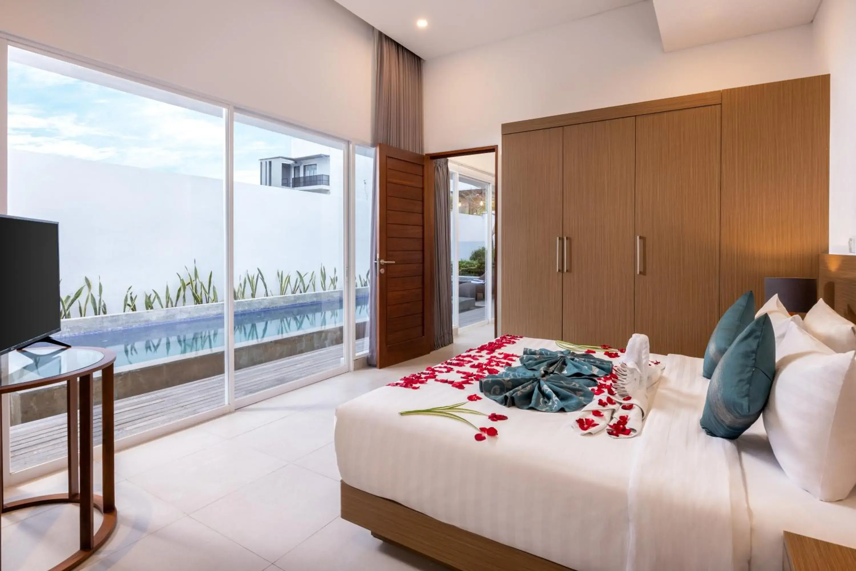 Bedroom, Bed in Hideaway Villas Bali - Ungasan by Kanaan Hospitality Bedroom, Bed in Hideaway Villas Bali - Ungasan by Kanaan Hospitality