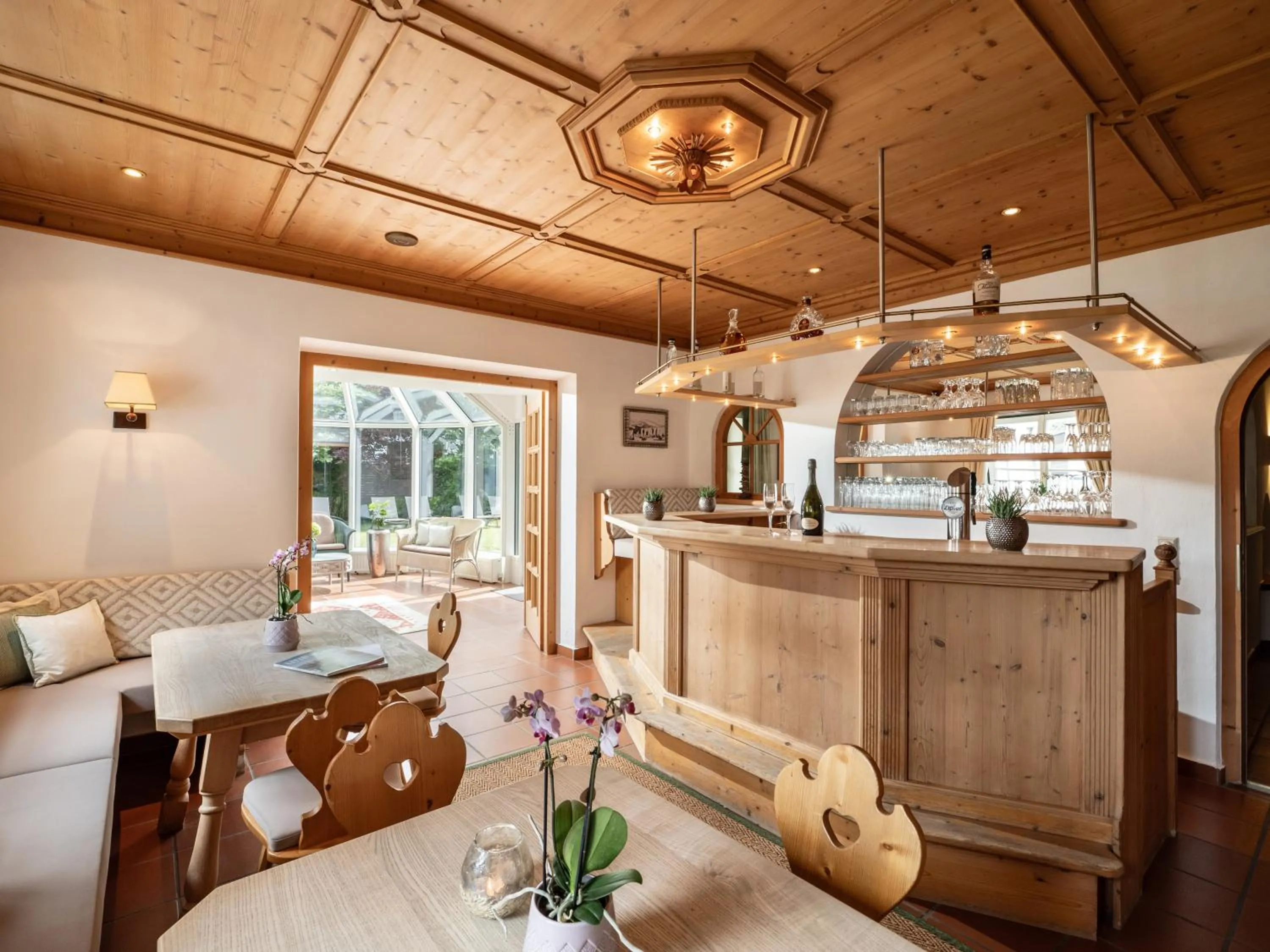 Seating area in Alpen Glück Hotel Villa Lisa garni