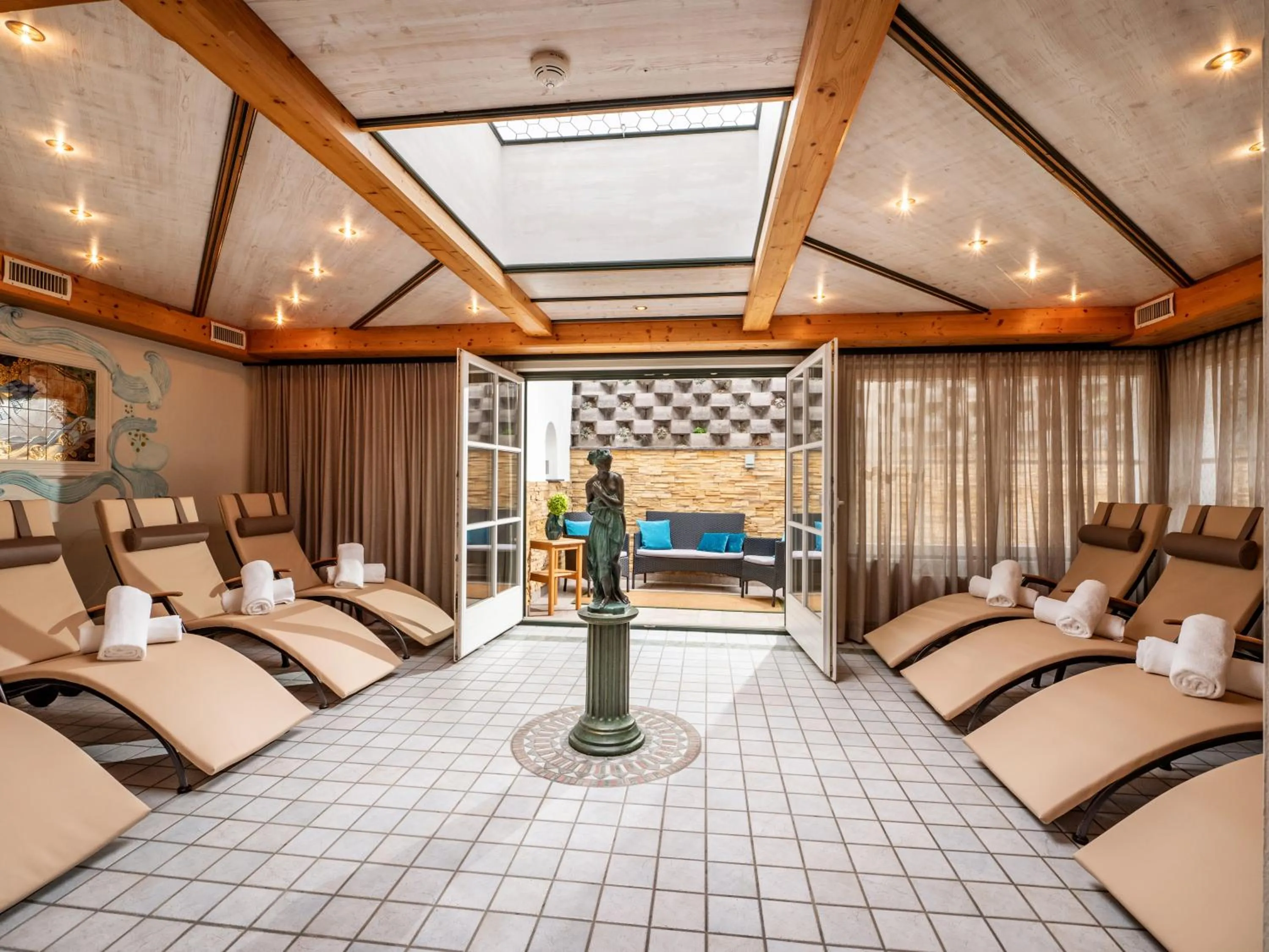 Sauna in Alpen Glück Hotel Villa Lisa garni