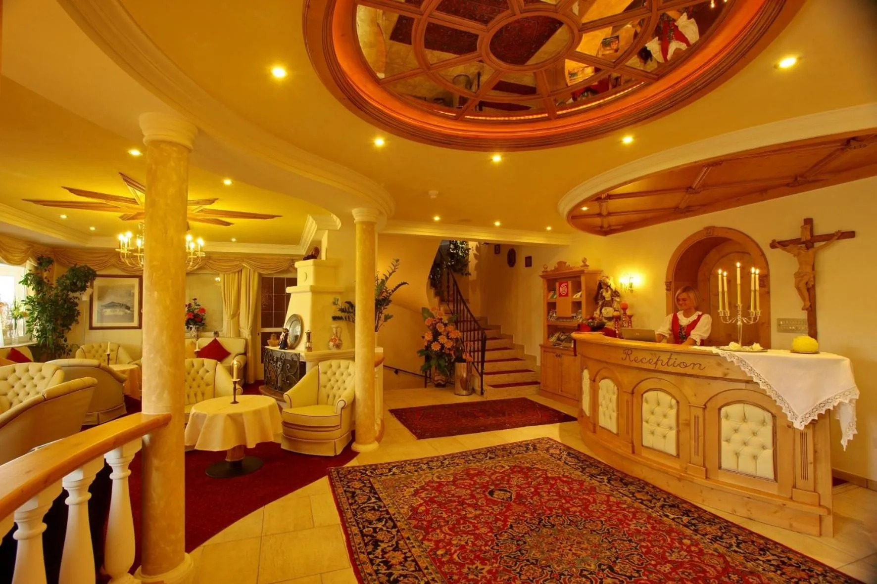 Lobby or reception in Hotel Kristall