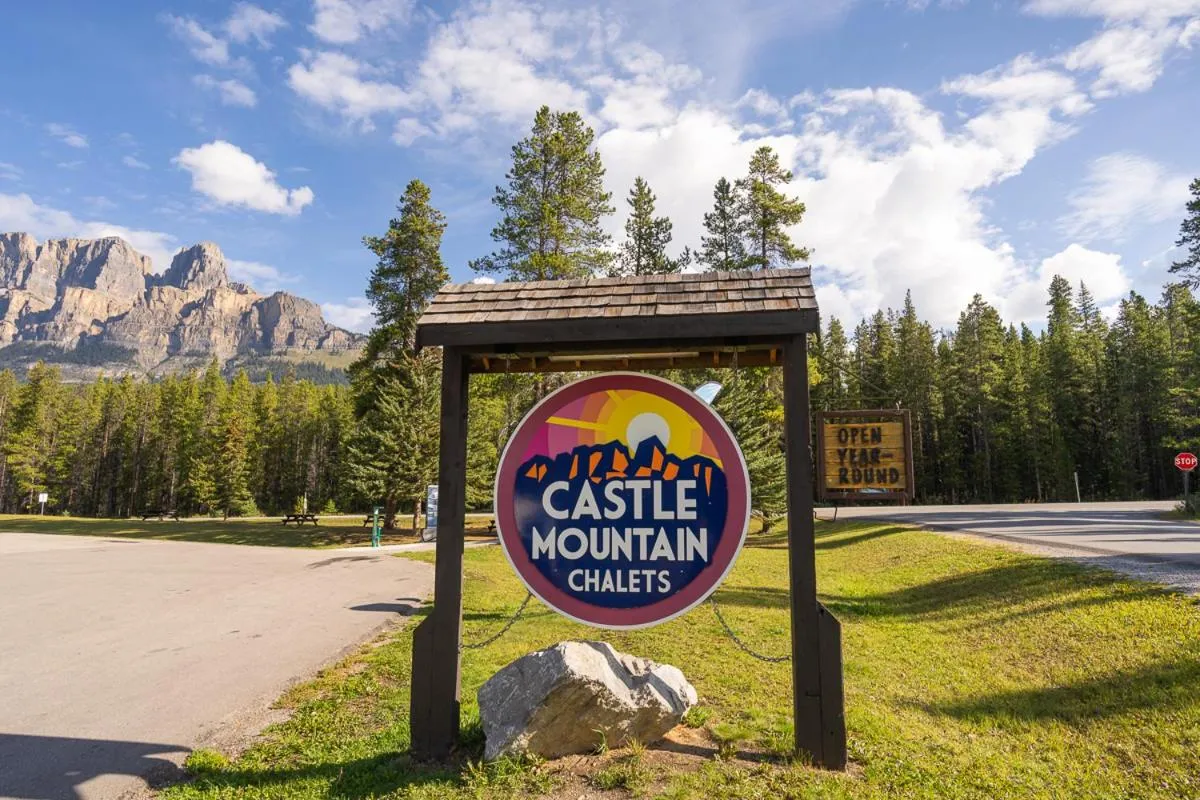 Property logo or sign in Castle Mountain Chalets