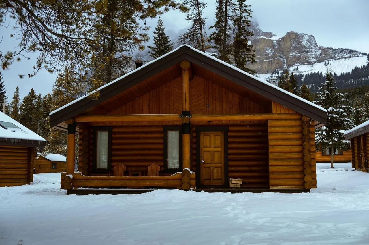 Winter in Castle Mountain Chalets