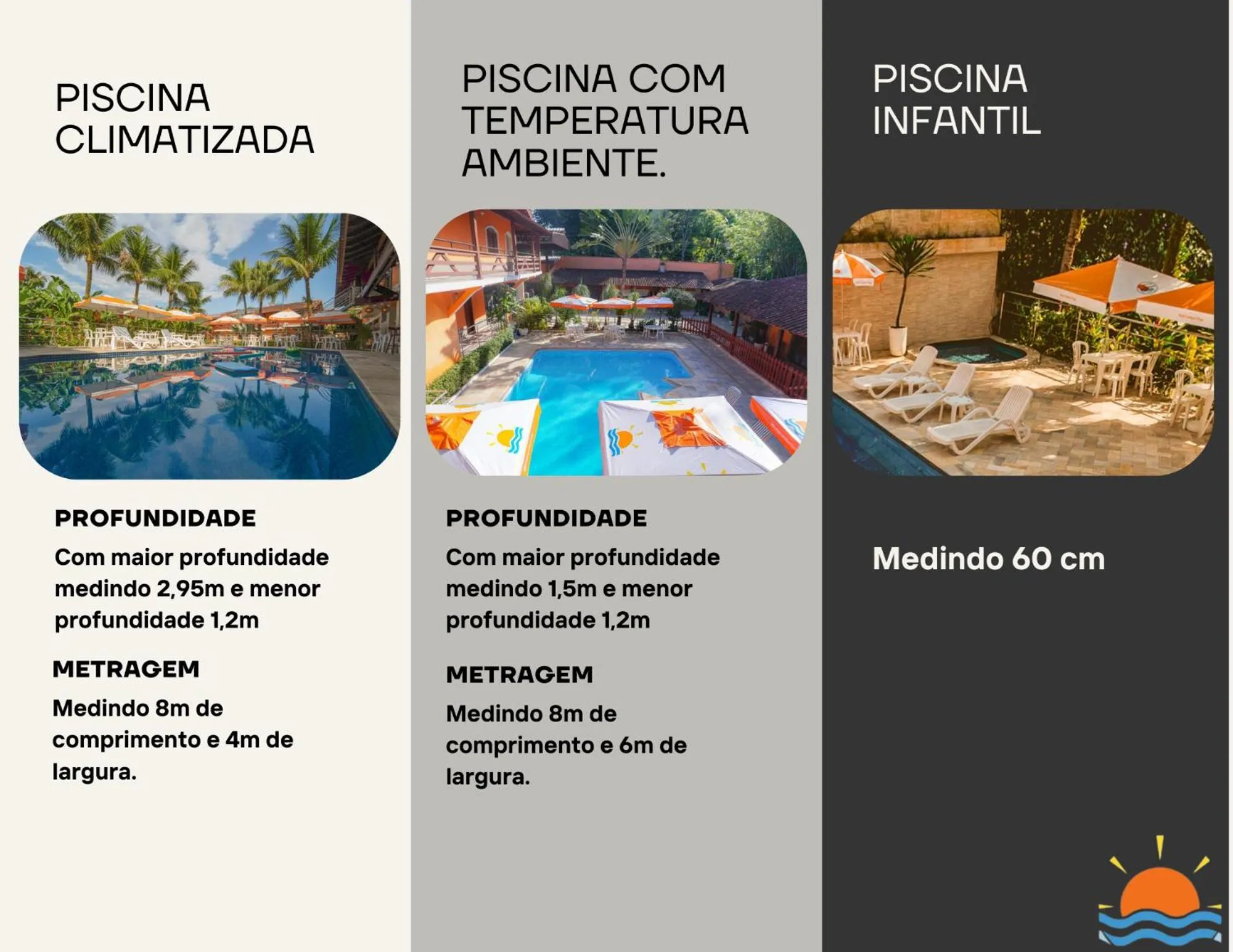 Swimming pool in Hotel Camburi Praia