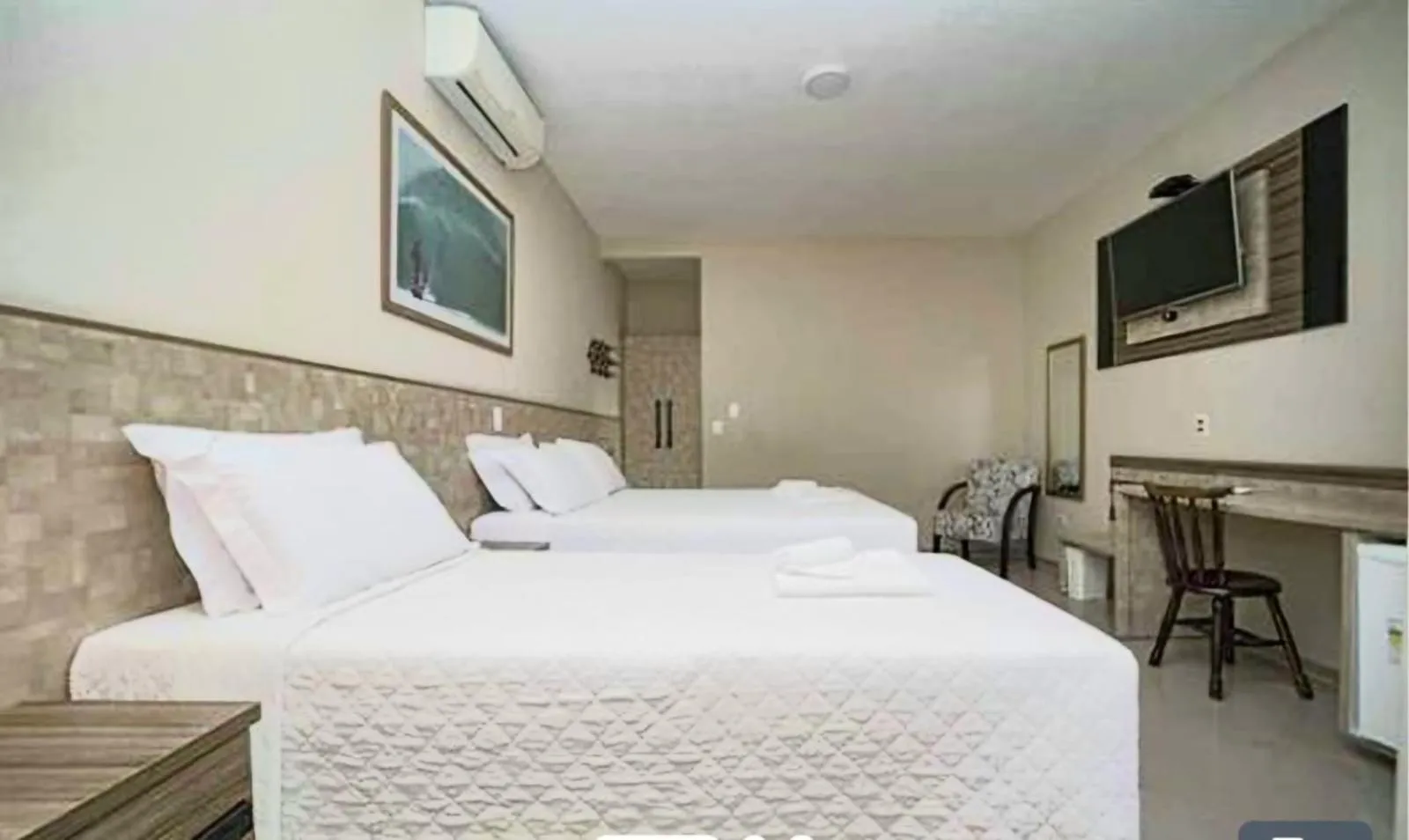 Bed in Hotel Camburi Praia