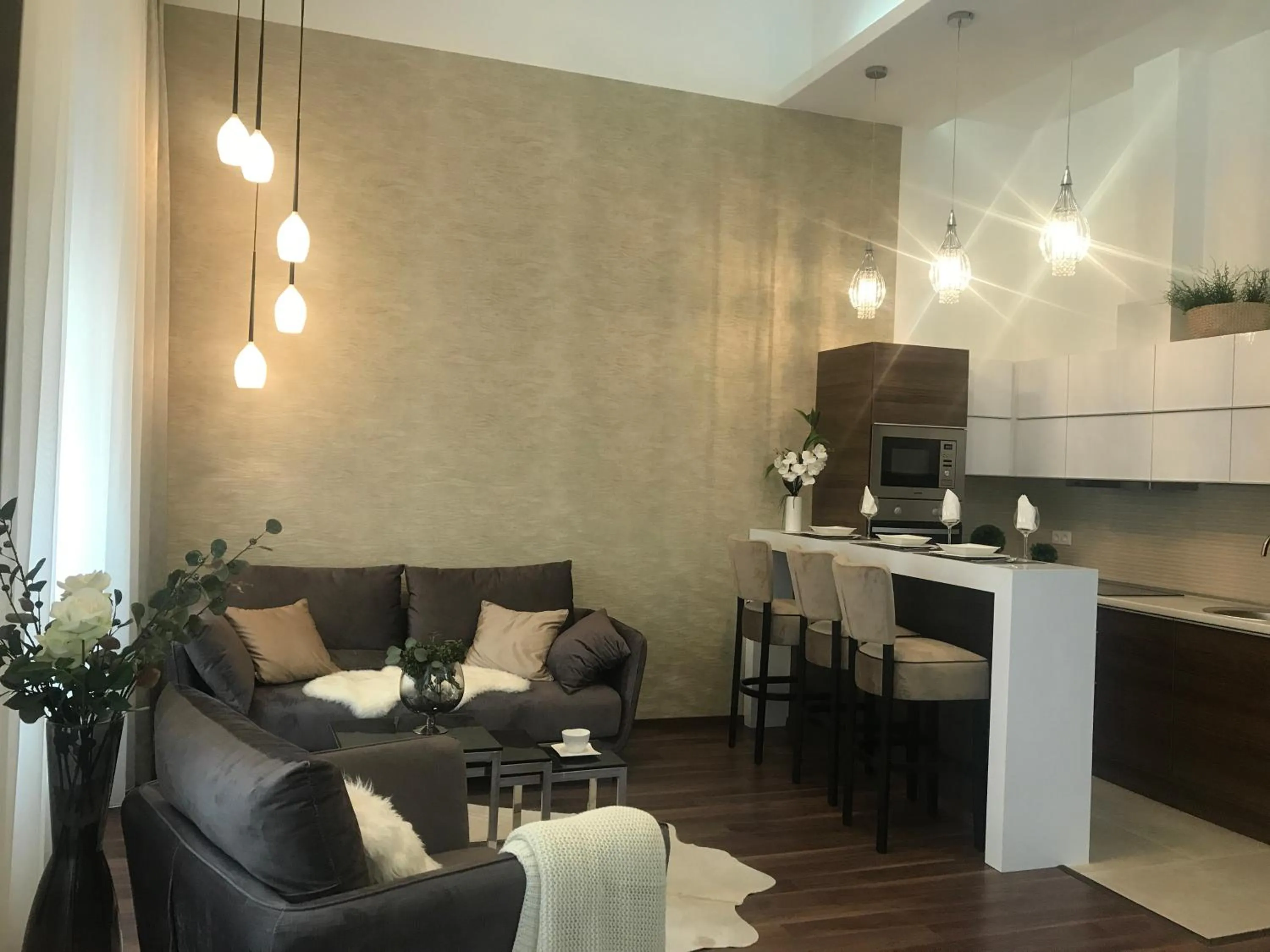 Lounge or bar in Cozy App heart Budapest