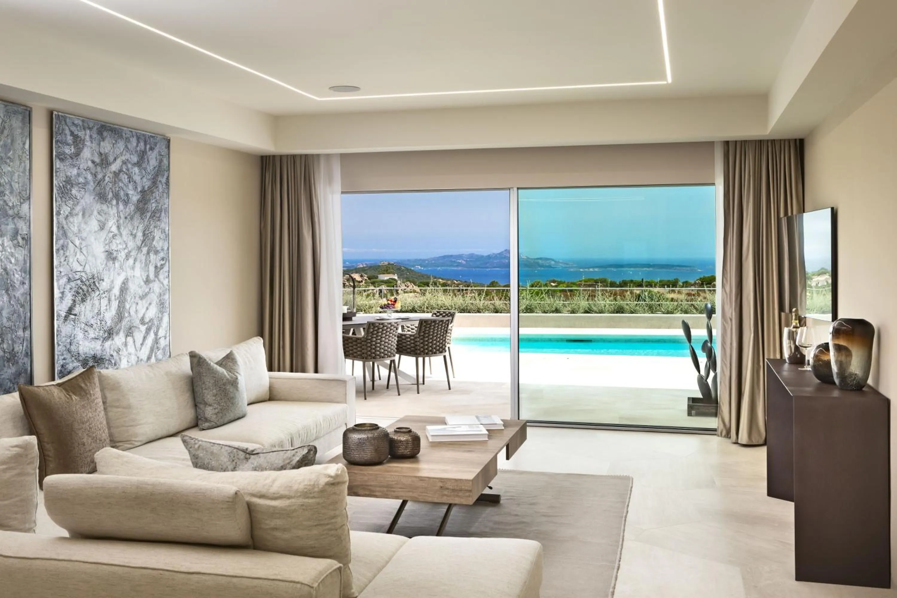 Living room in Hotel Li Finistreddi