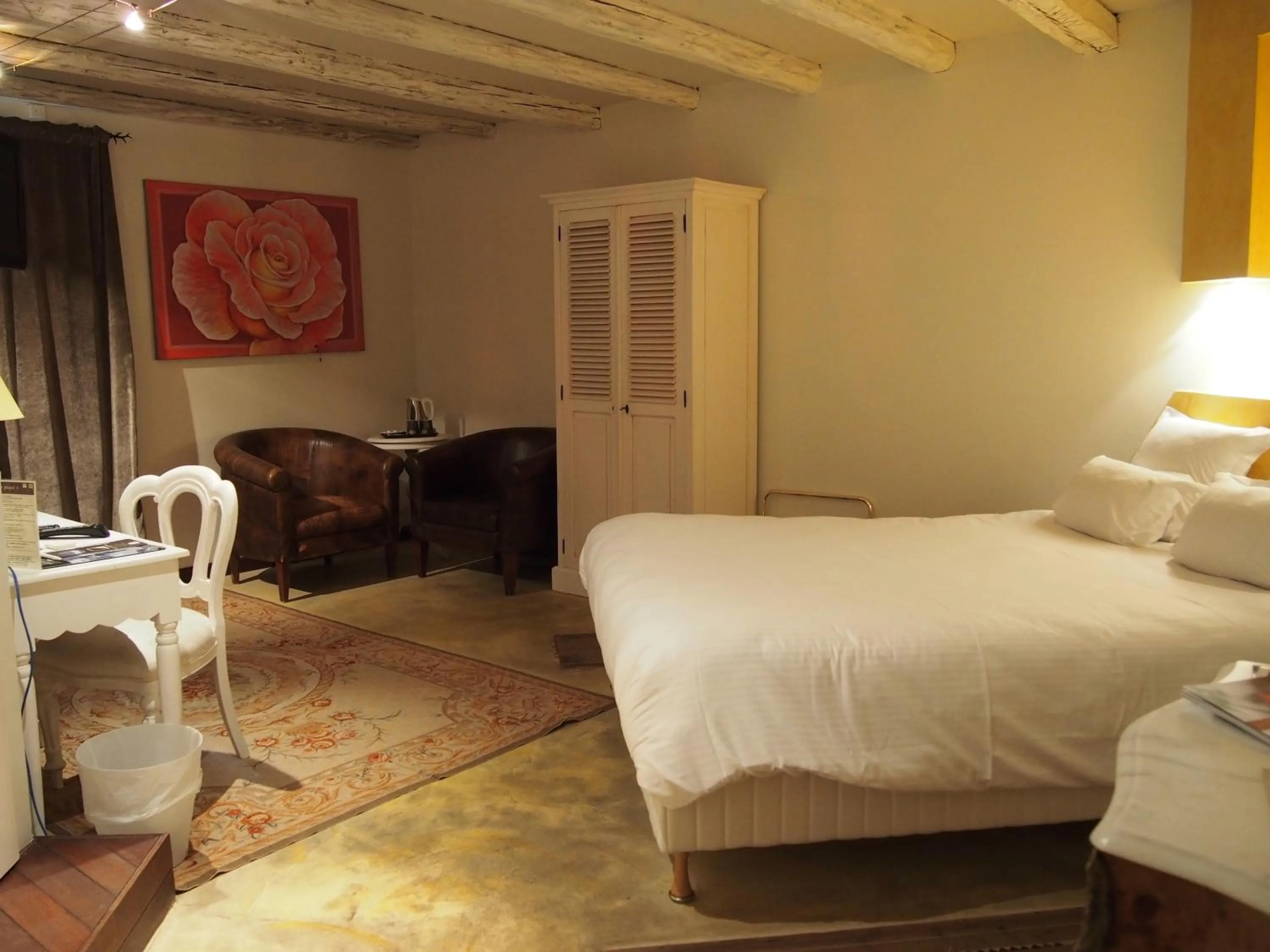 Photo of the whole room, Bed in Logis Hôtel Les Pages
