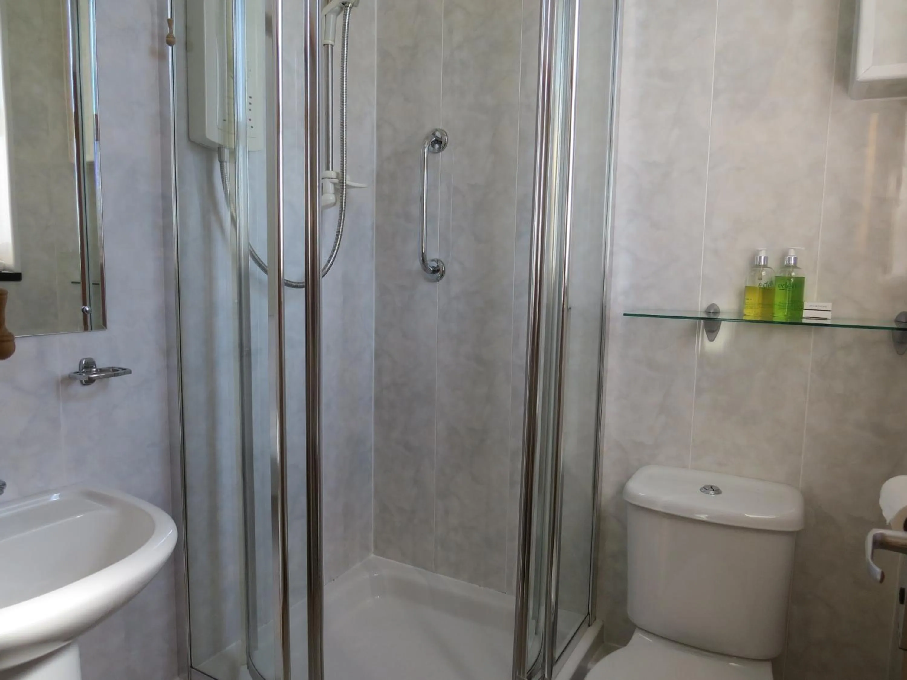 Shower in Gwrach Ynys Country Guest House