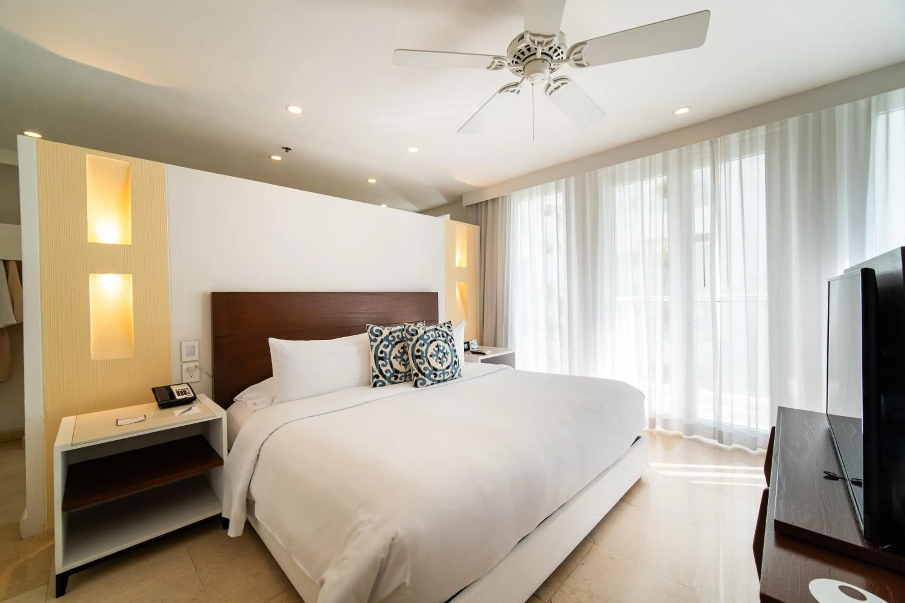 Bedroom, Bed in Nacar Hotel Cartagena, Curio Collection by Hilton